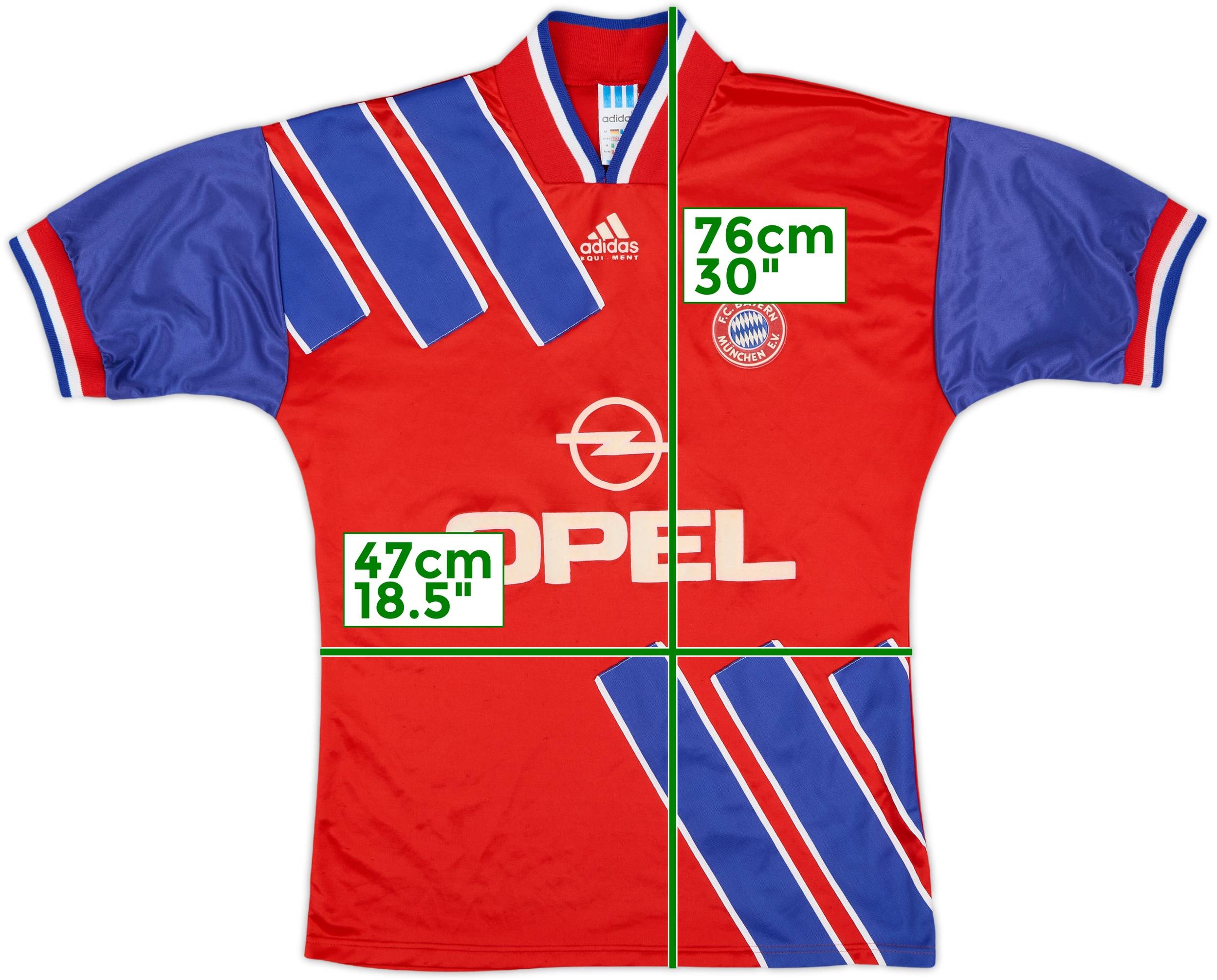 1993-95 Bayern Munich Home Shirt - 5/10 - (M)