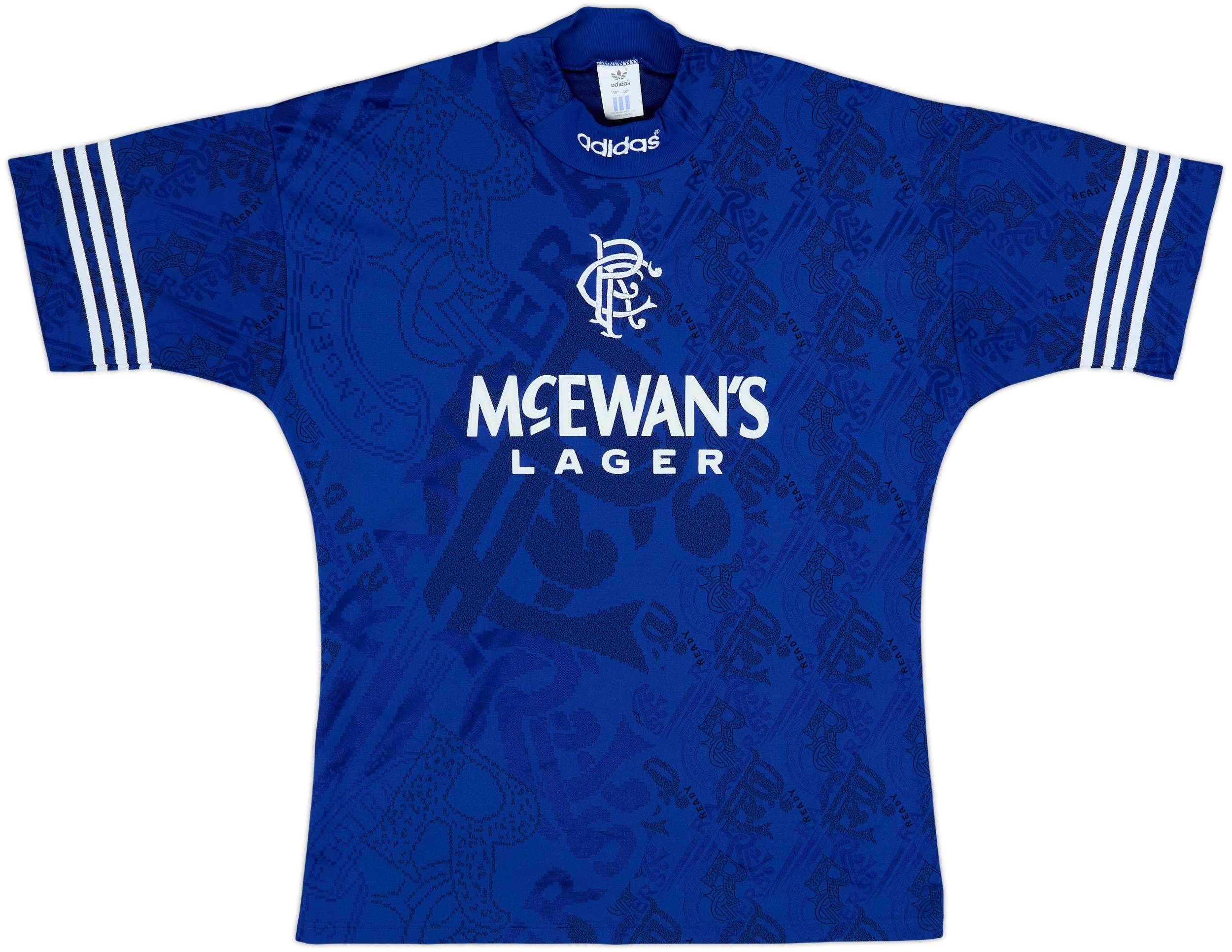 1994-96 Rangers Home Shirt - 8/10 - (M)
