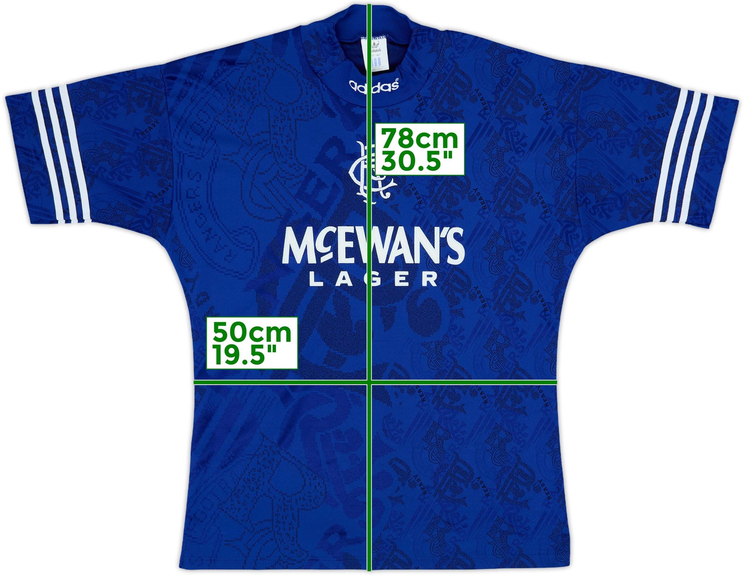 1994-96 Rangers Home Shirt - 8/10 - (M)