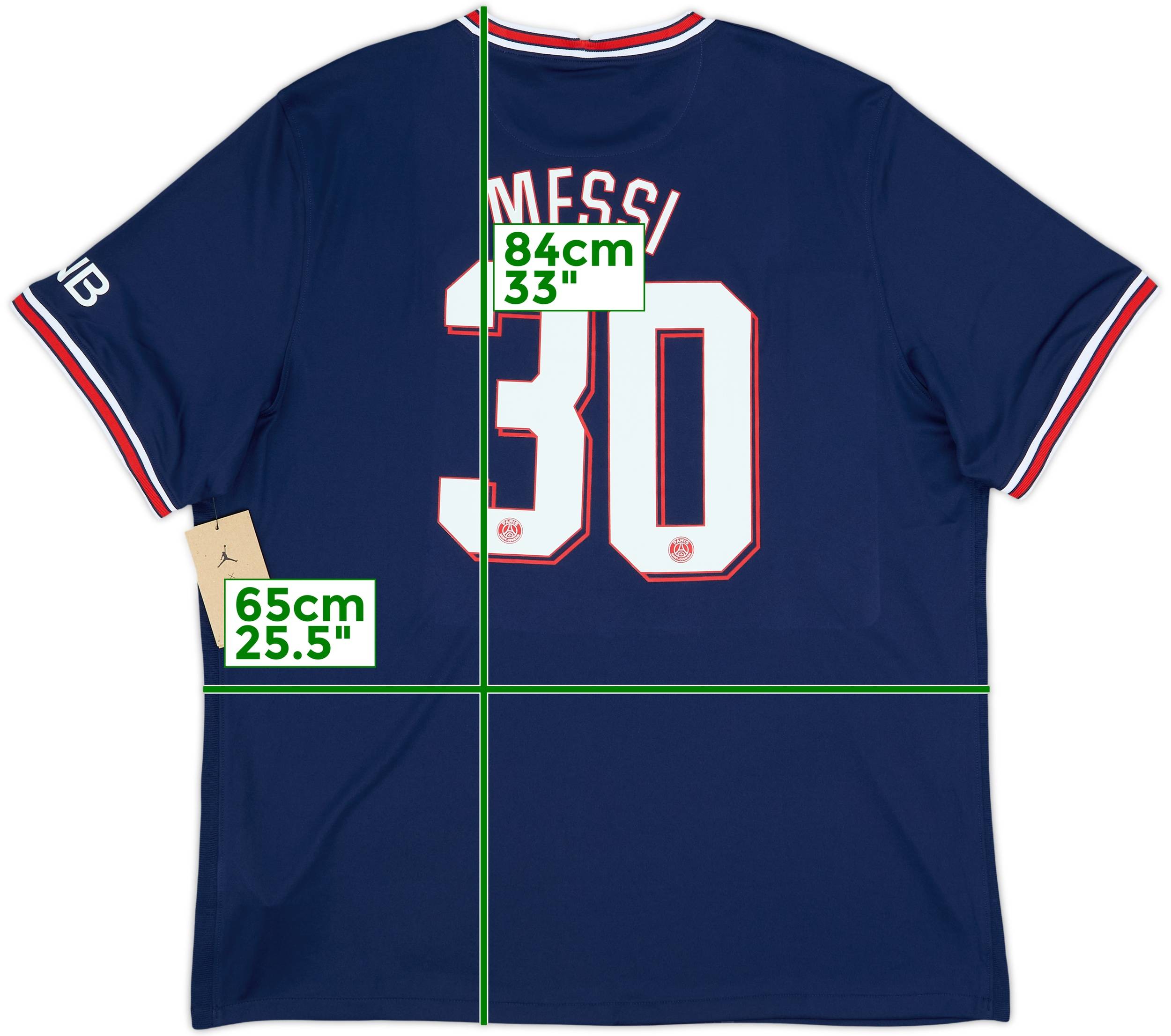 2021-22 Paris Saint-Germain Home Shirt Messi #30 (XXL)