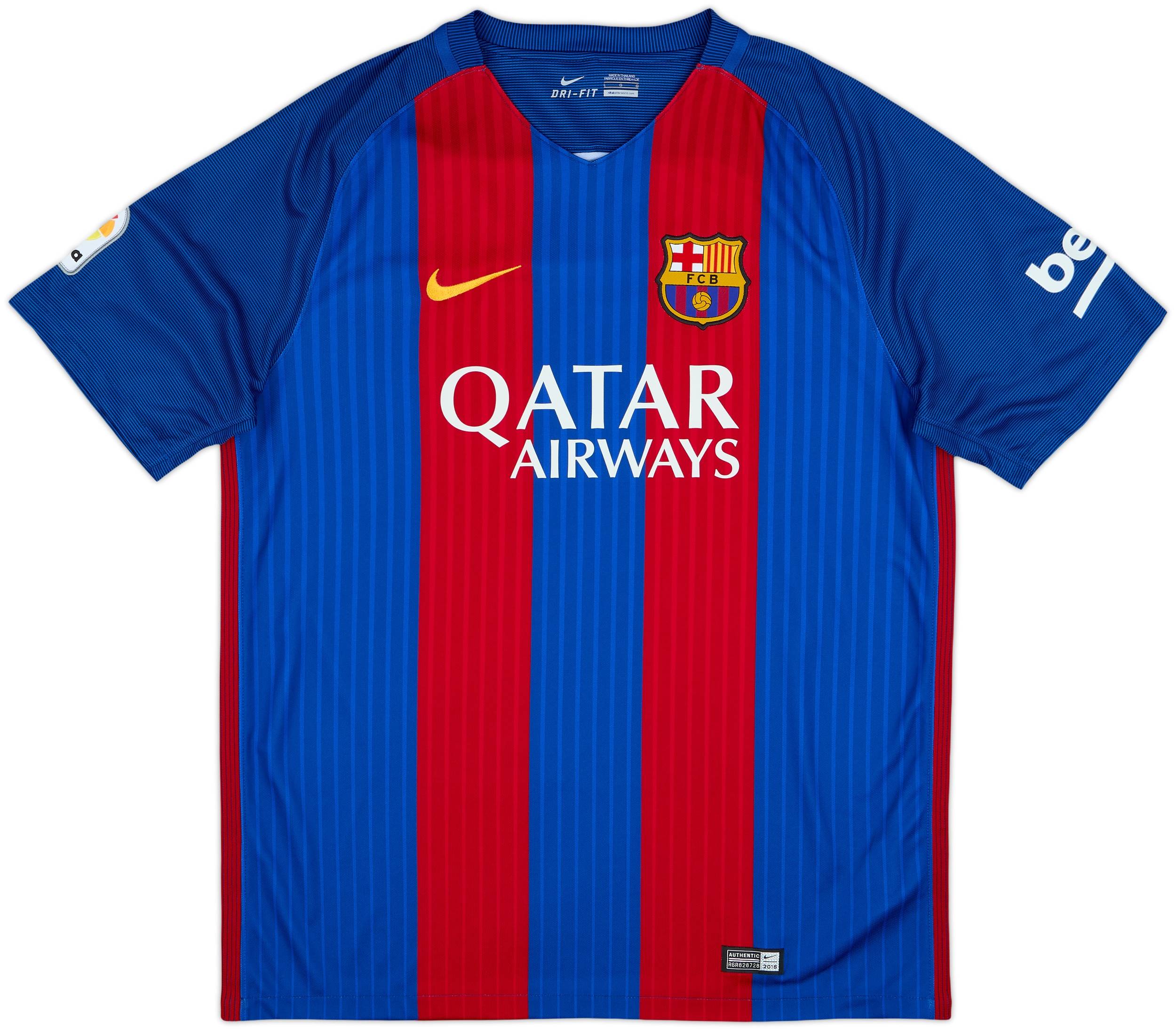 2016-17 Barcelona Home Shirt Messi #10 - 10/10 - (L)