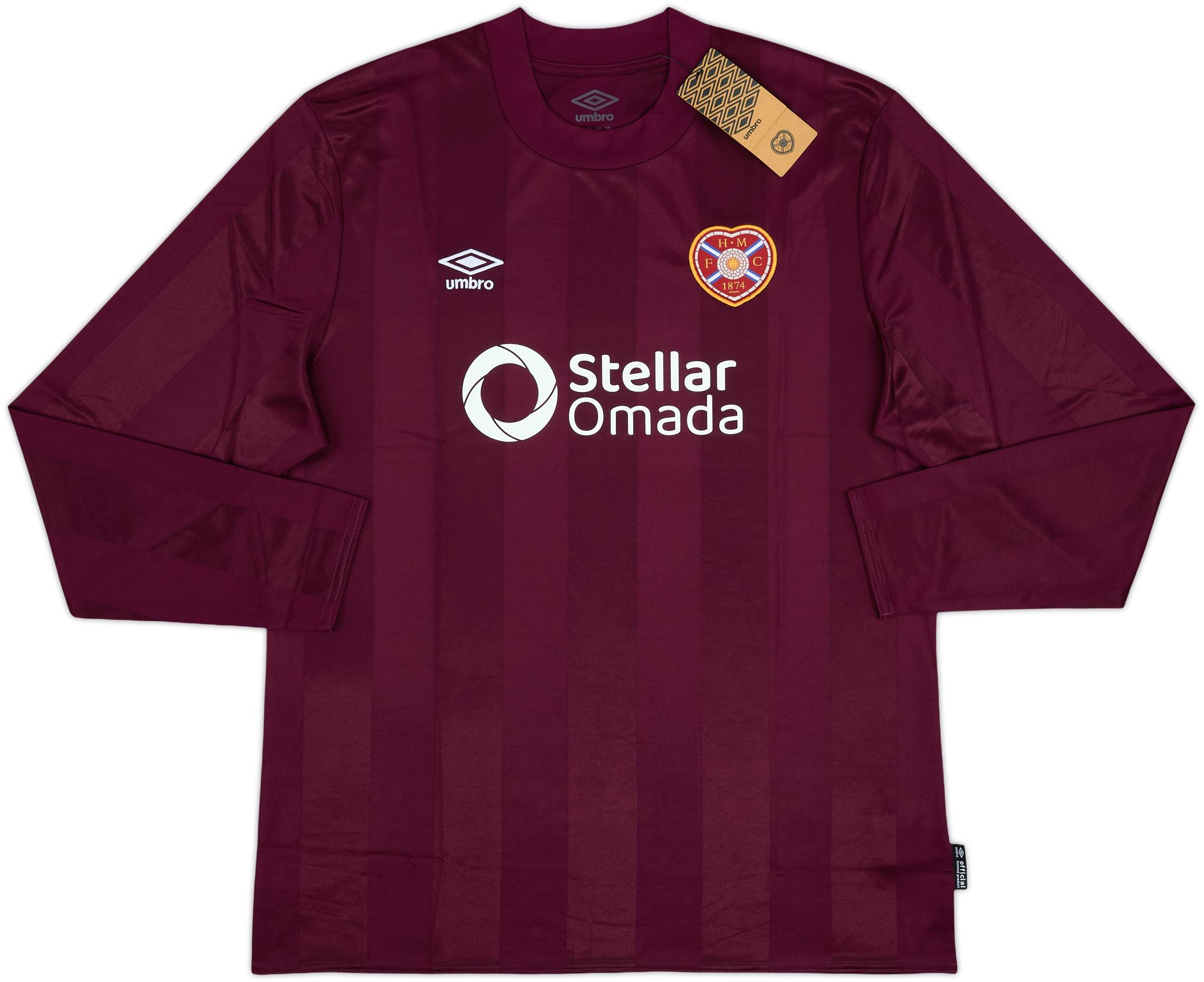 2024-25 Hearts Home L/S Shirt (XL)
