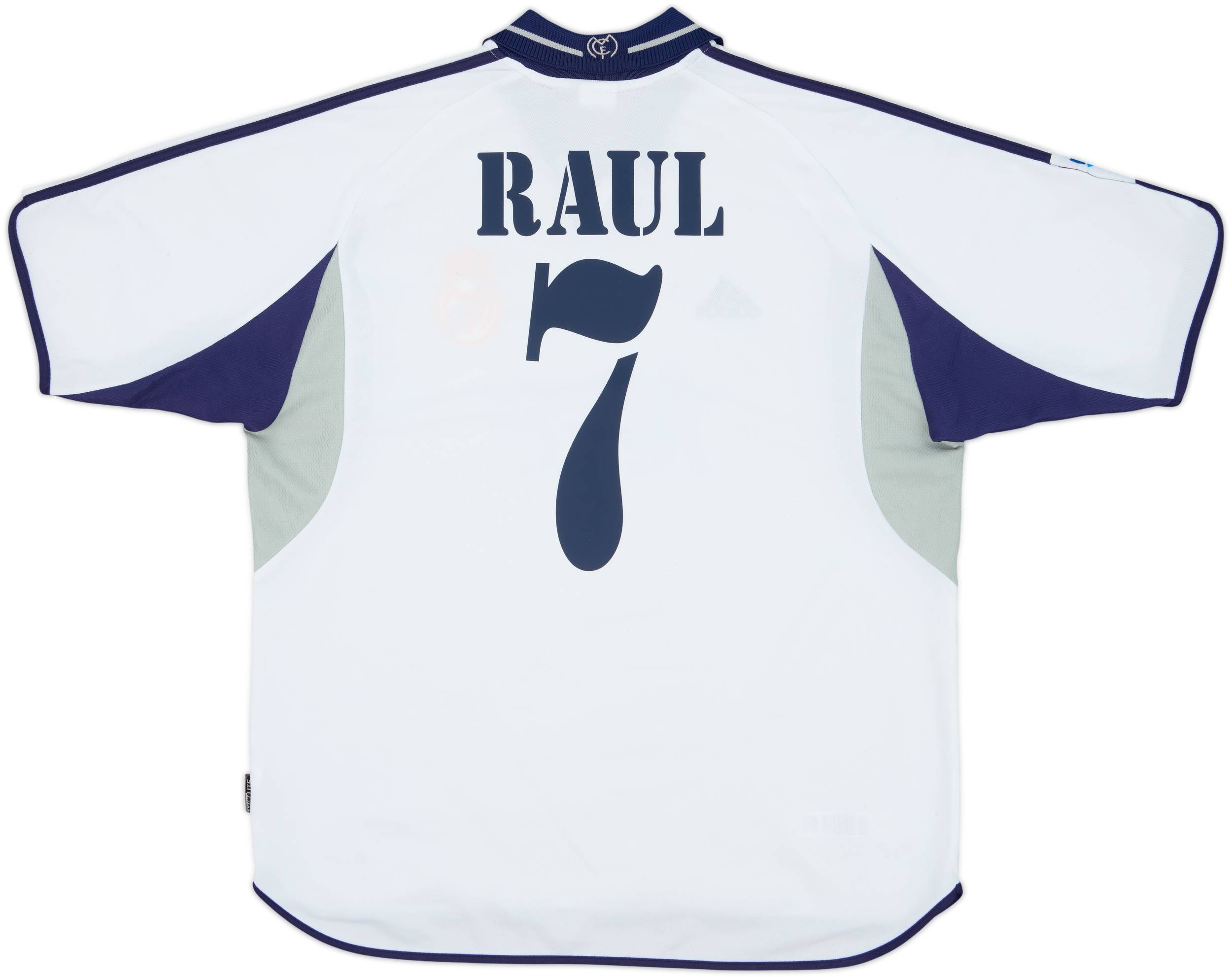 2000-01 Real Madrid Home Shirt Raul #7 - 6/10 - (L)
