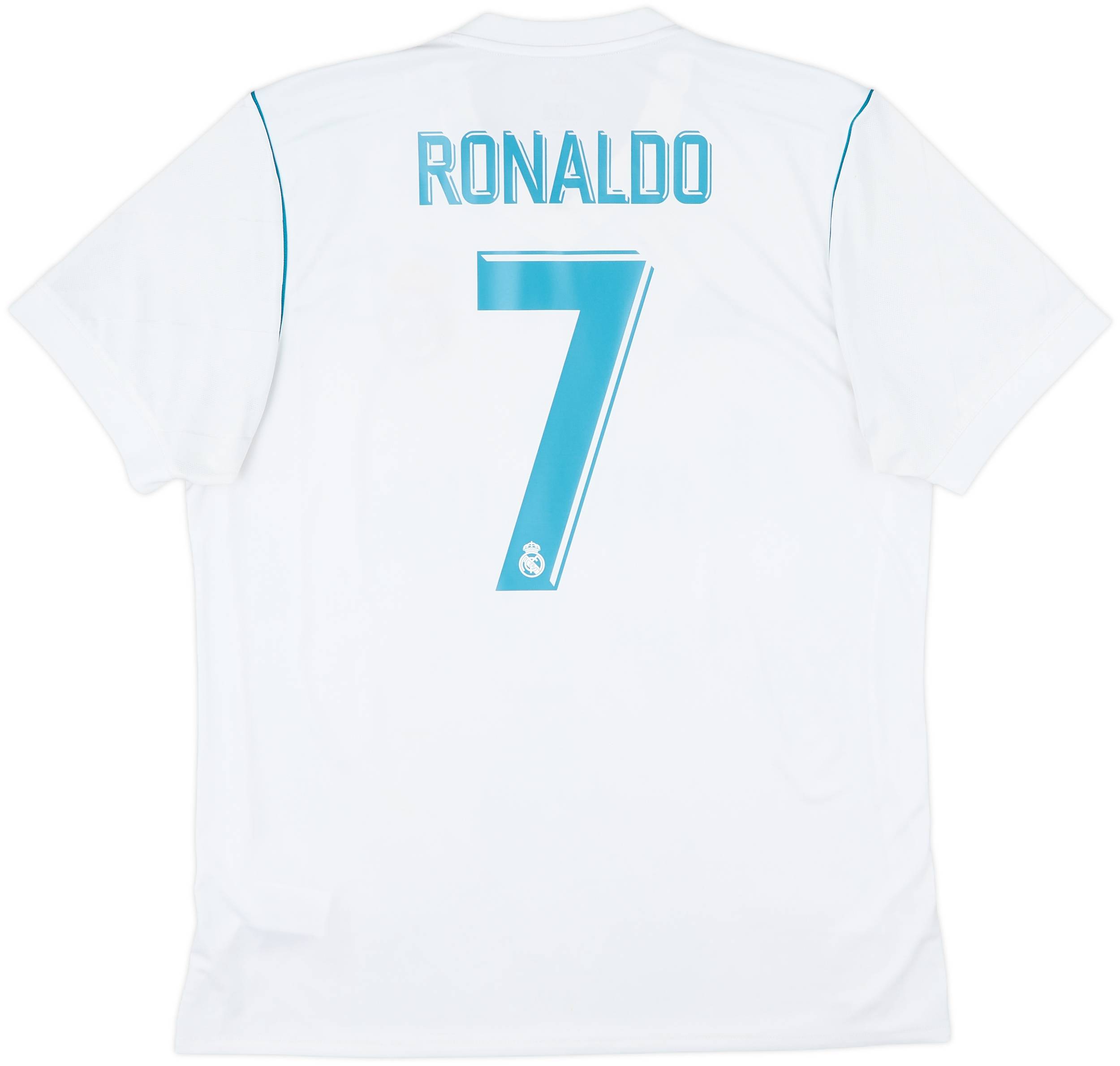 Real Madrid Ronaldo 7 シャツ L 2017-18 Real Madrid Home Shirt Ronaldo #7 - 8/10 - (L)