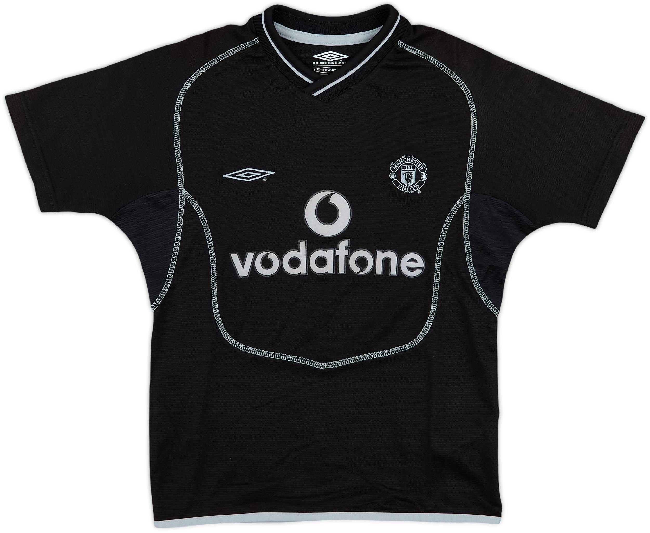 2000-02 Manchester United GK S/S Shirt - 9/10 - (S.Boys)