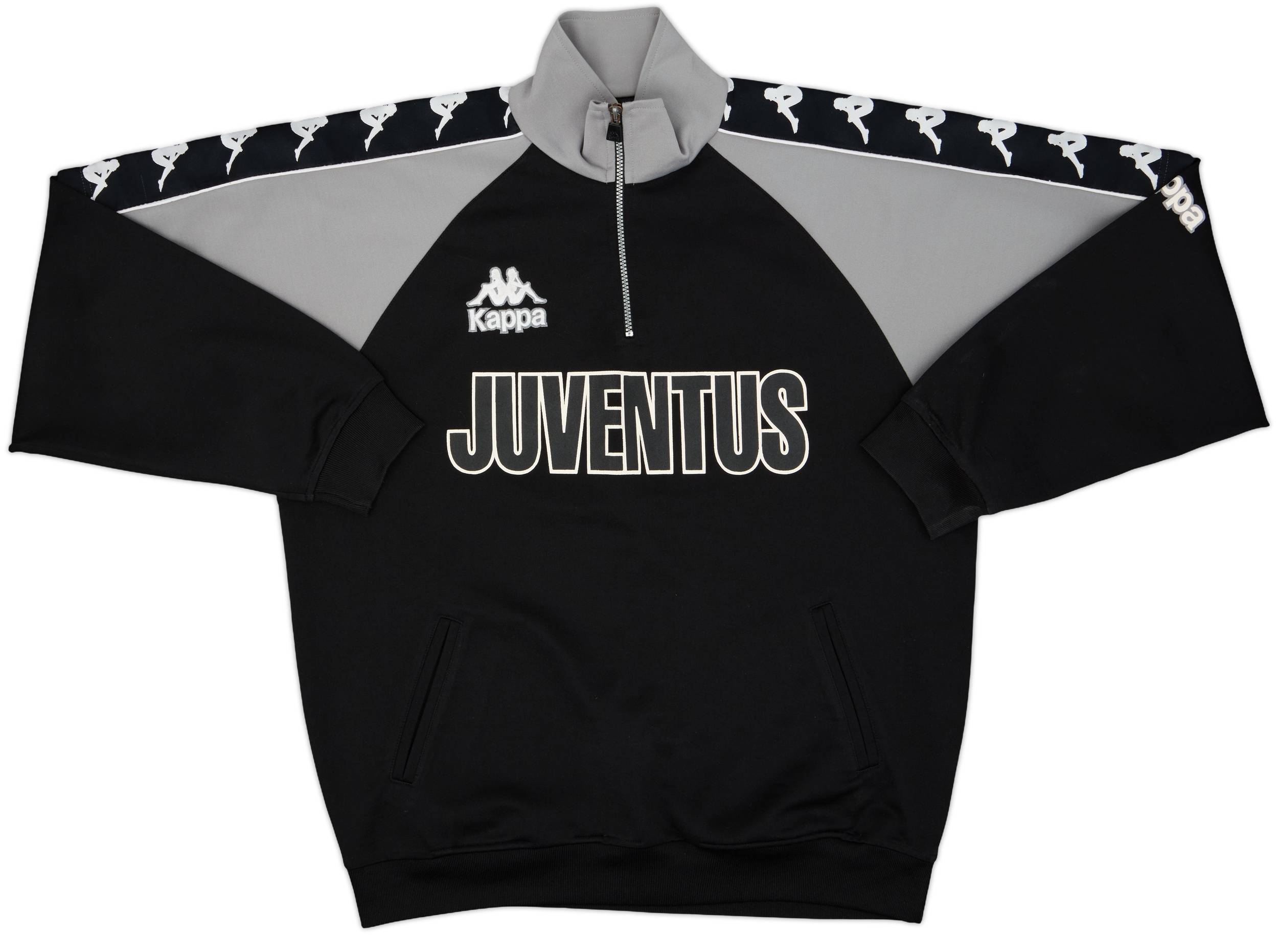 1995-97 Juventus Kappa 1/4 Zip Drill Top - 8/10 - (XL)