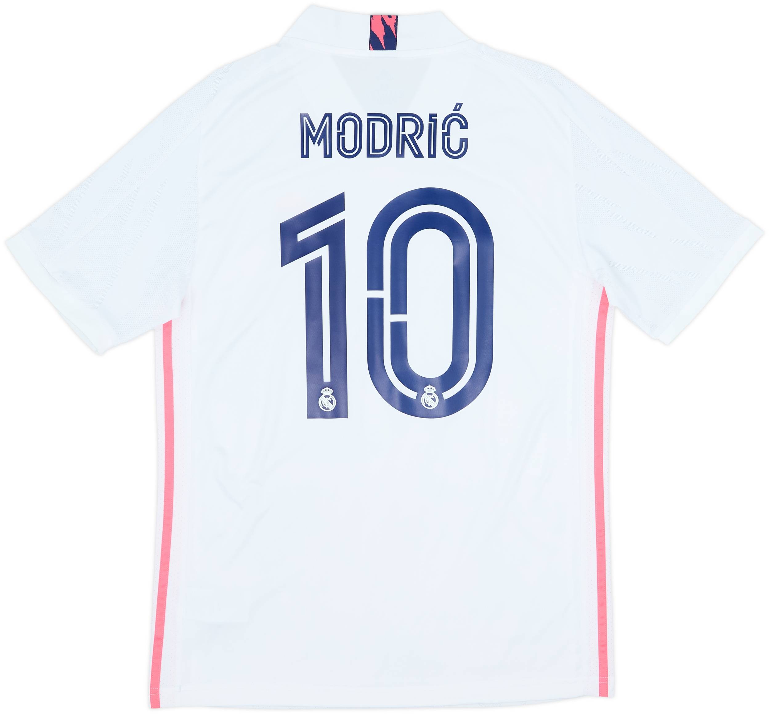 2020-21 Real Madrid Home Shirt Modric #10 - 8/10 - (M)