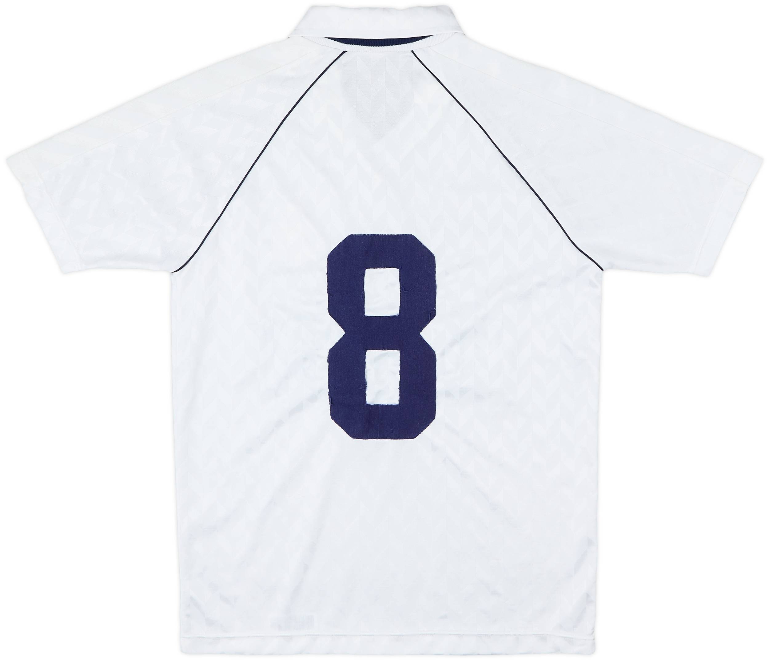 1987-89 Tottenham Home Shirt #8 - 7/10 - (S)