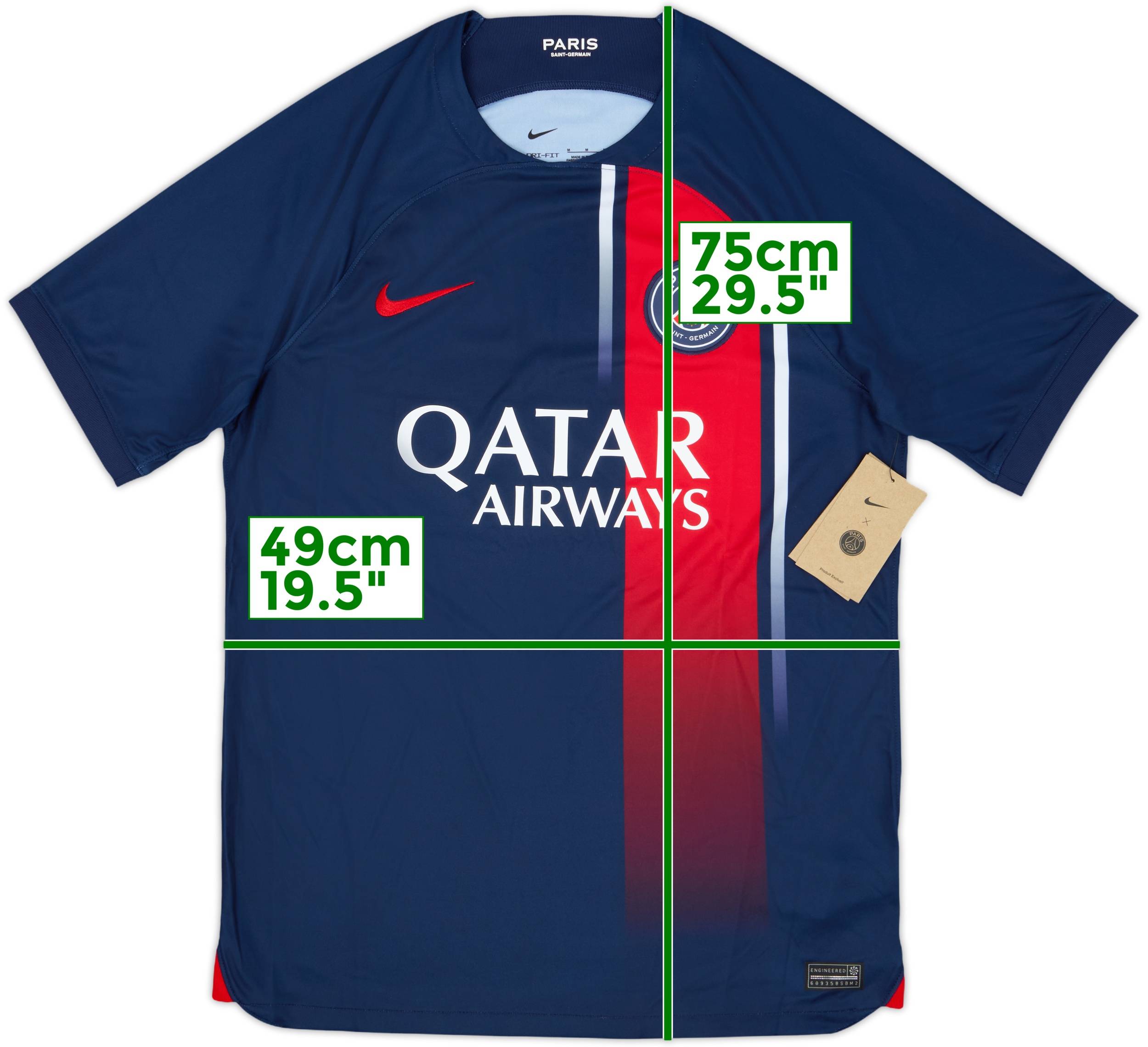 Paris Saint-Germain シャツ L 2023-24 Paris Saint-Germain Home Shirt (M)