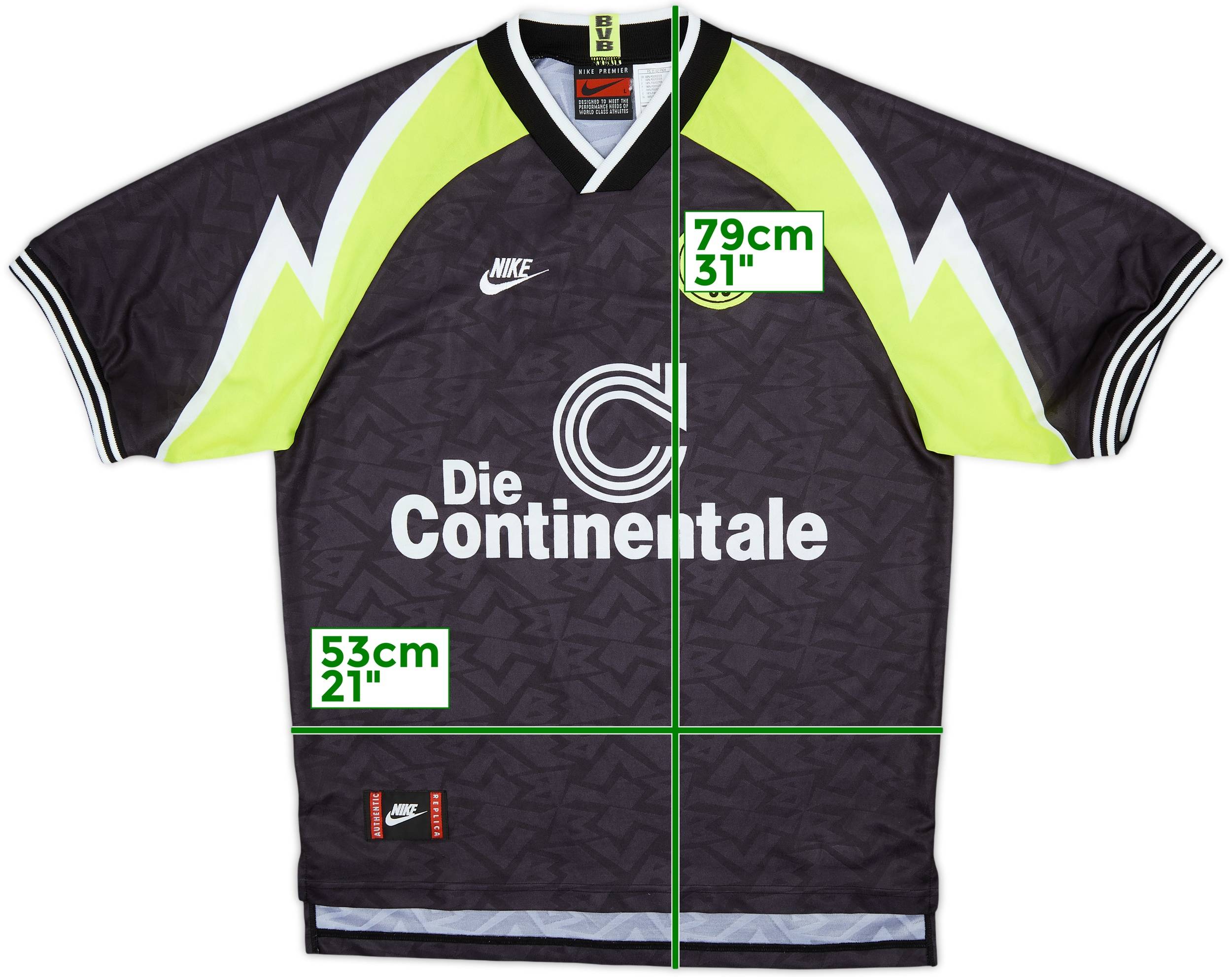 1995-96 Borussia Dortmund Away Shirt - 8/10 - (L)