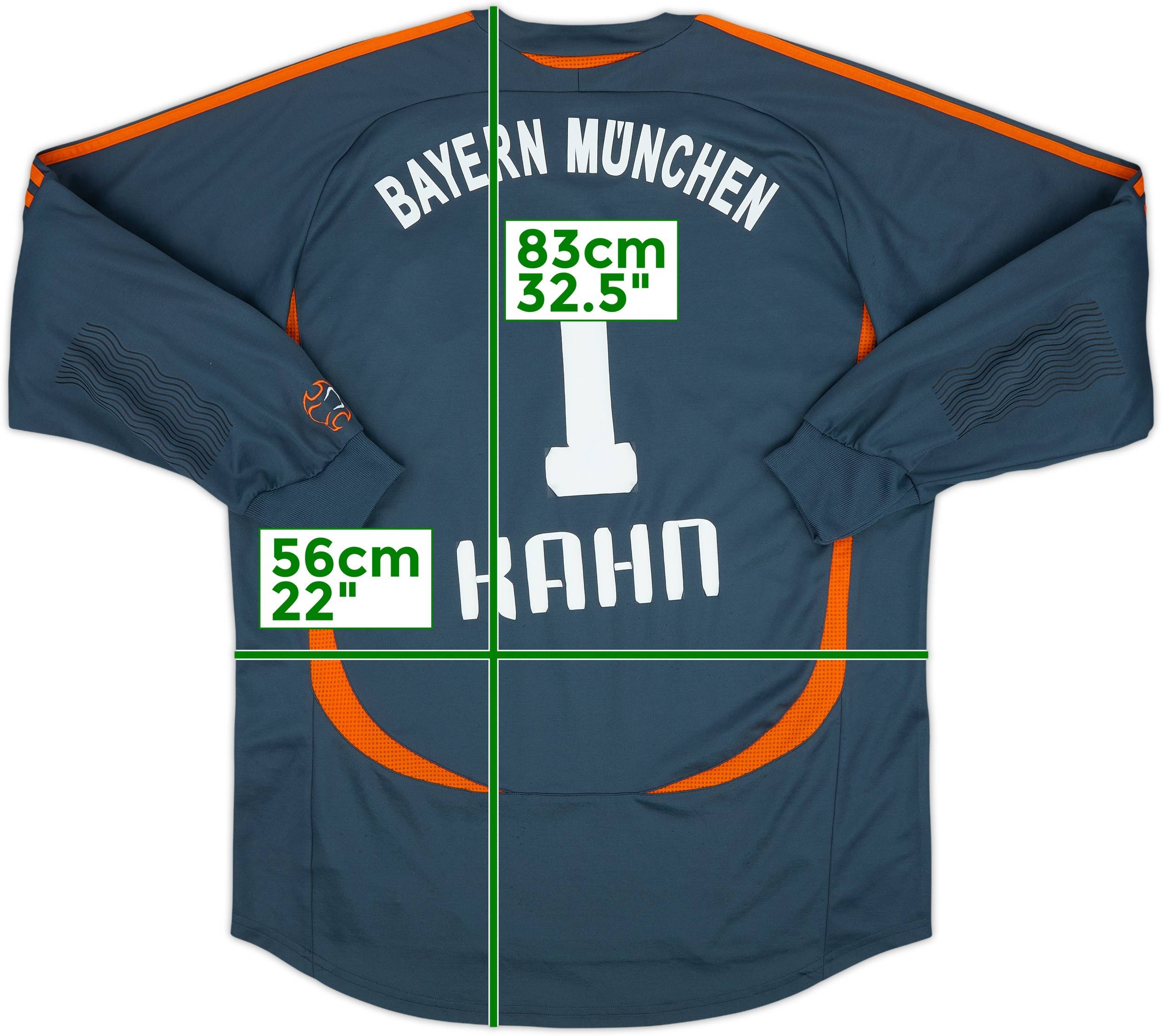 Bayern München KAHN ゴールキーパーシャツ 2006-07 Bayern Munich GK Shirt Kahn #1 - 5/10 - (L)