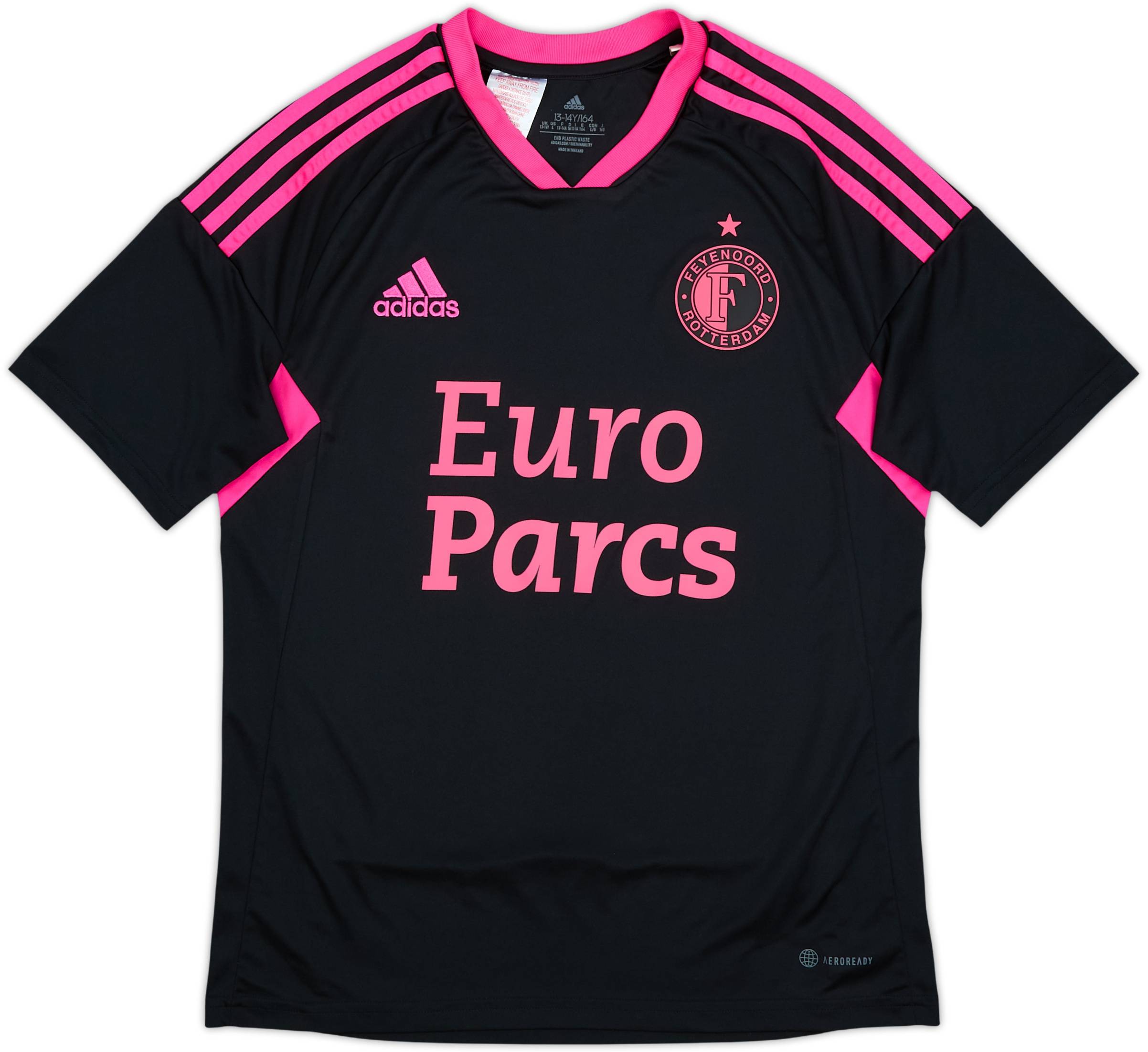 2022-23 Feyenoord Third Shirt - 10/10 - (L.Boys)