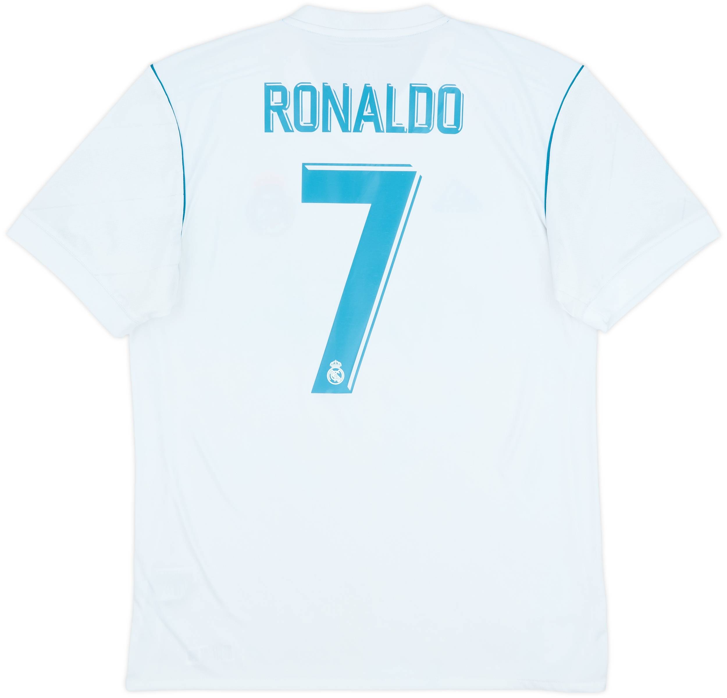 2017-18 Real Madrid Home Shirt Ronaldo #7 - 8/10 - (M)