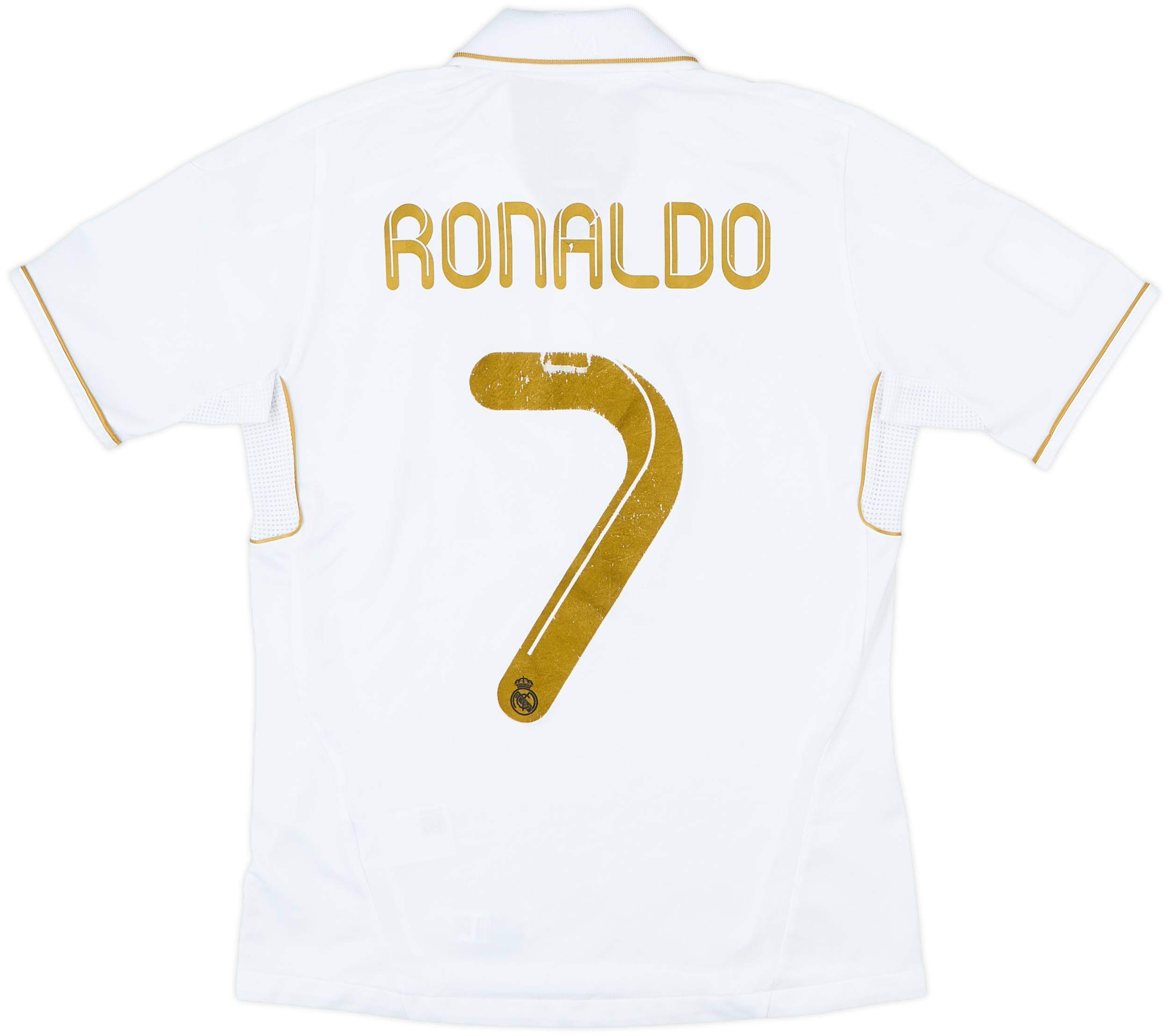 ウェア Real Madrid 2011 #7 Ronaldo UCL shirt 2011-12 Real Madrid Home Shirt Ronaldo #7 - 5/10 - (L.Boys)