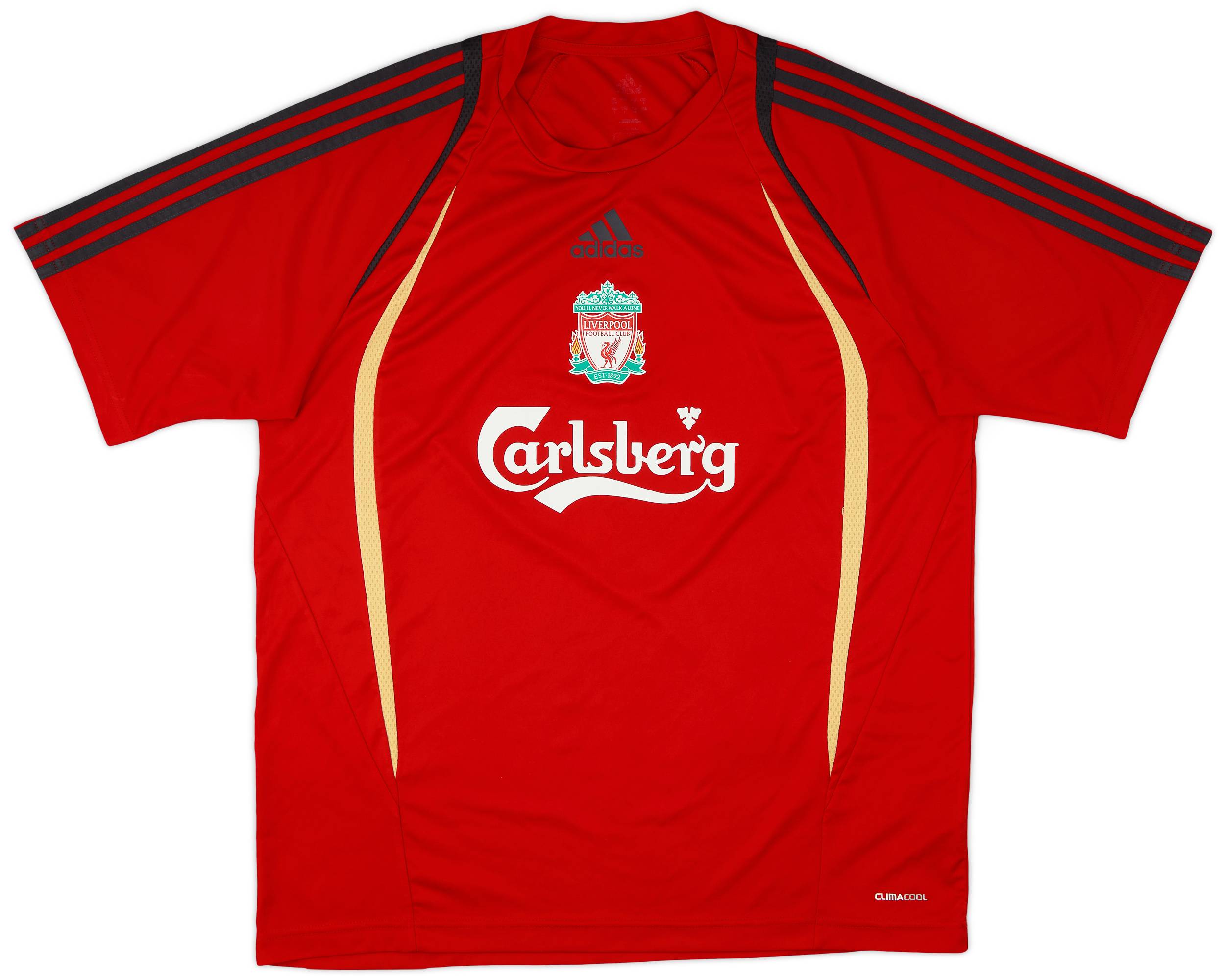 2009-10 Liverpool adidas Training Shirt - 8/10 - (XL)