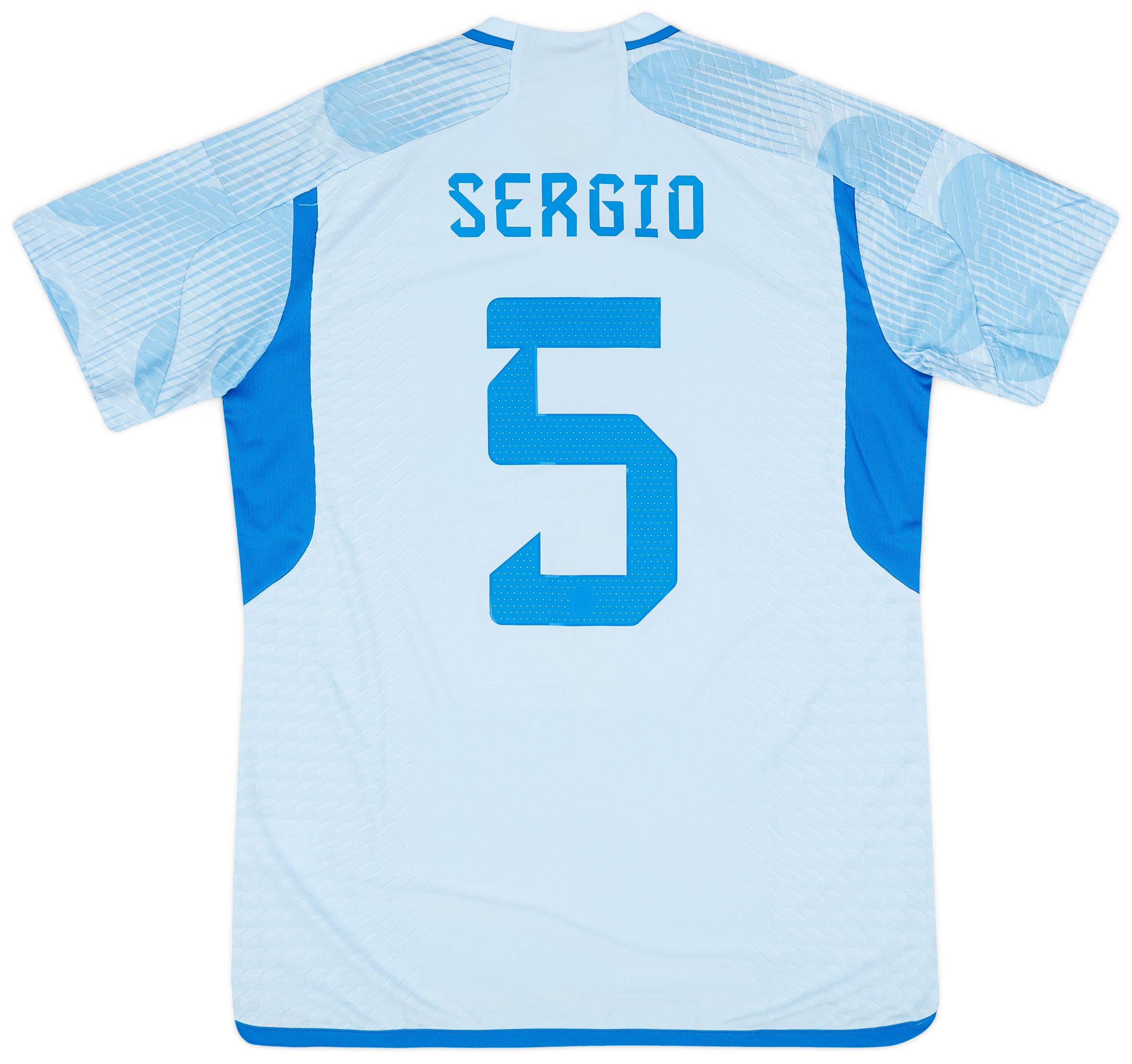 2022-23 Spain Authentic Away Shirt Sergio #5