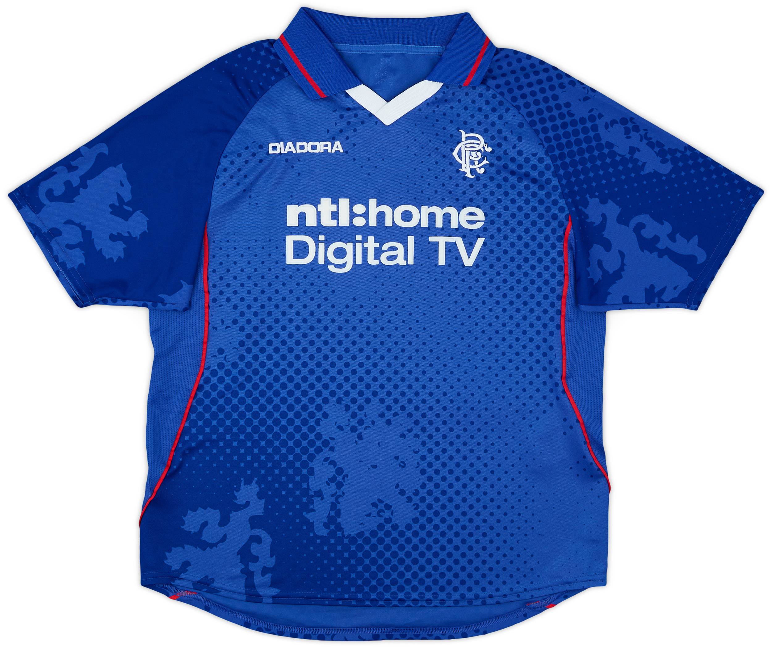 2002-03 Rangers Home Shirt - 8/10 - (L)