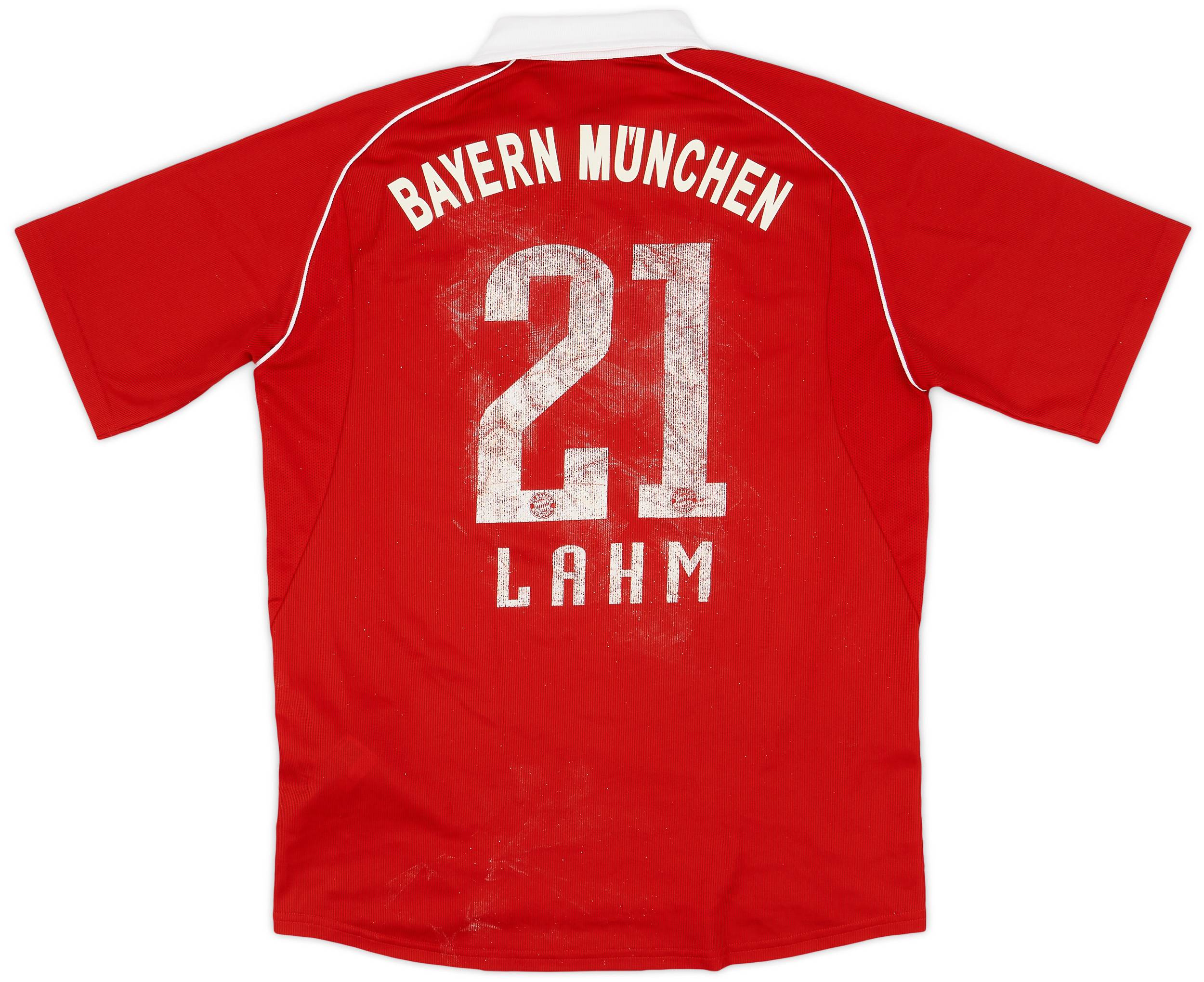驚きの値段での商品をすべて 2005-06 Bayern Munich Home Shirt Lahm #21 - 3/10 - (M) ウェア
