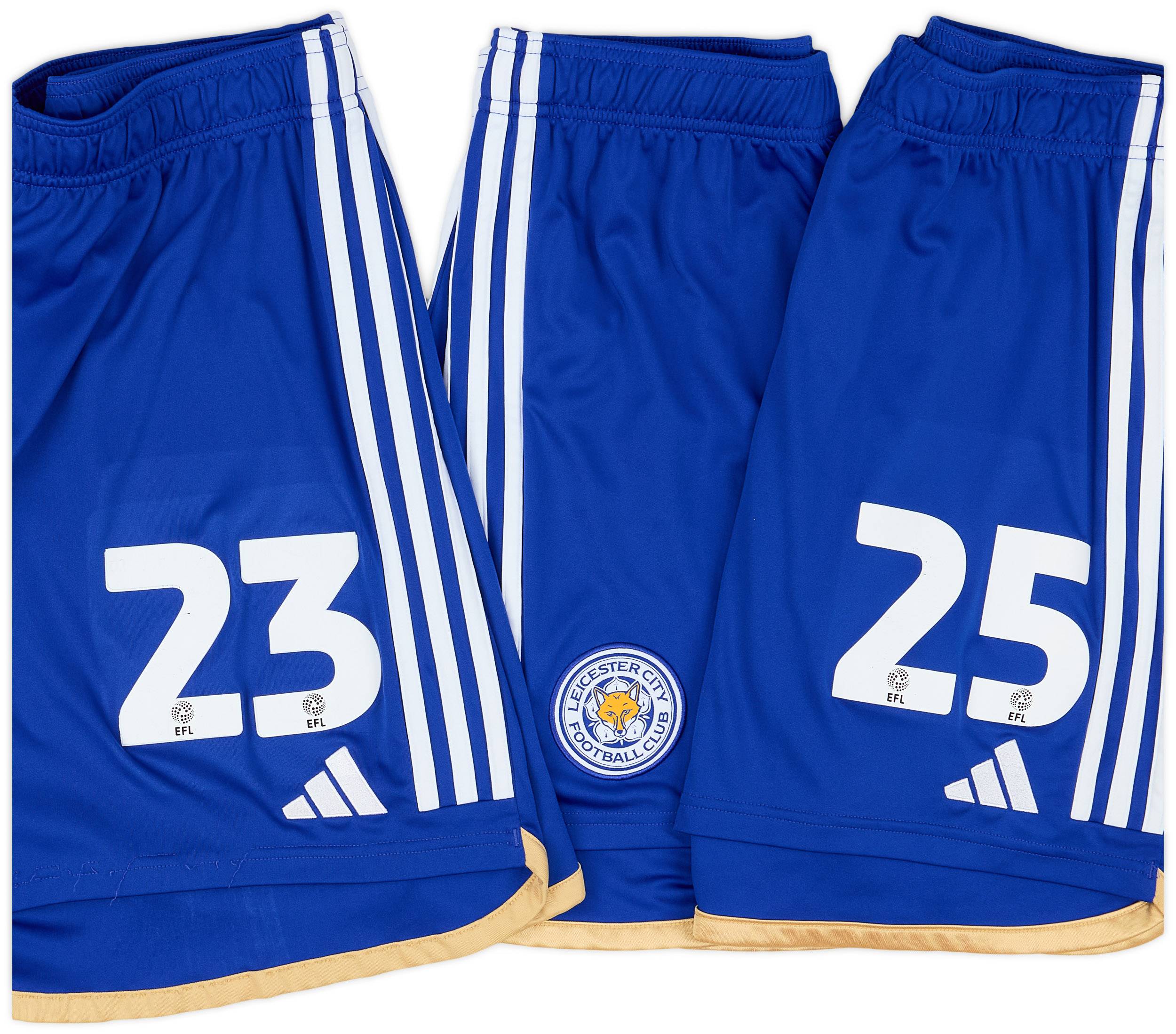 2023-24 Leicester Player Issue Home Shorts - 7/10 - (L)