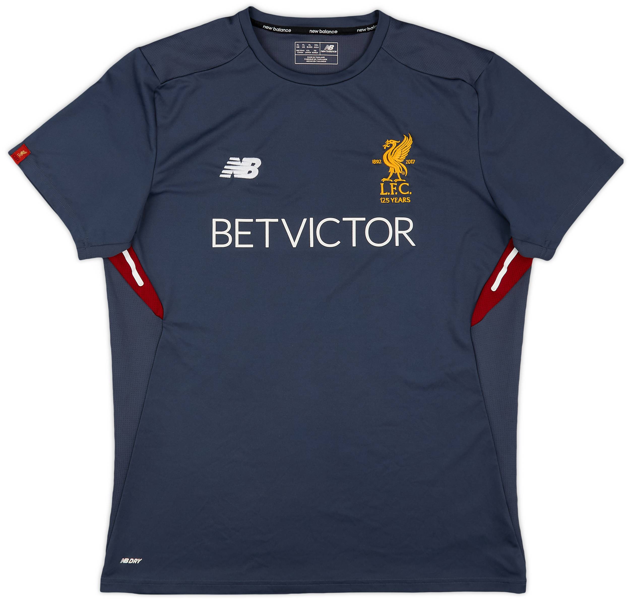 2017-18 Liverpool New Balance Training Shirt - 8/10 - (XL)