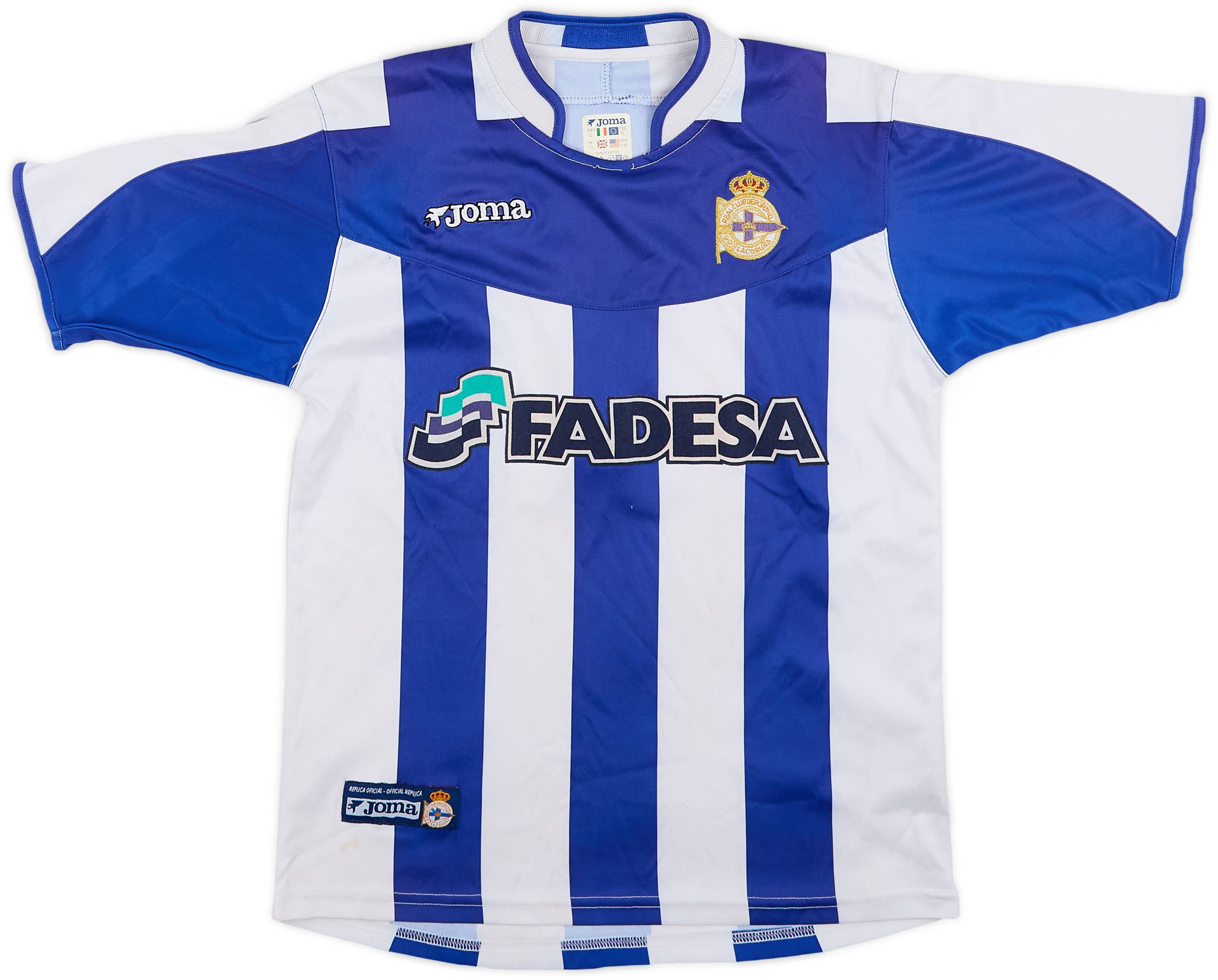 2003-04 Deportivo Home Shirt - 6/10 - (M.Boys)