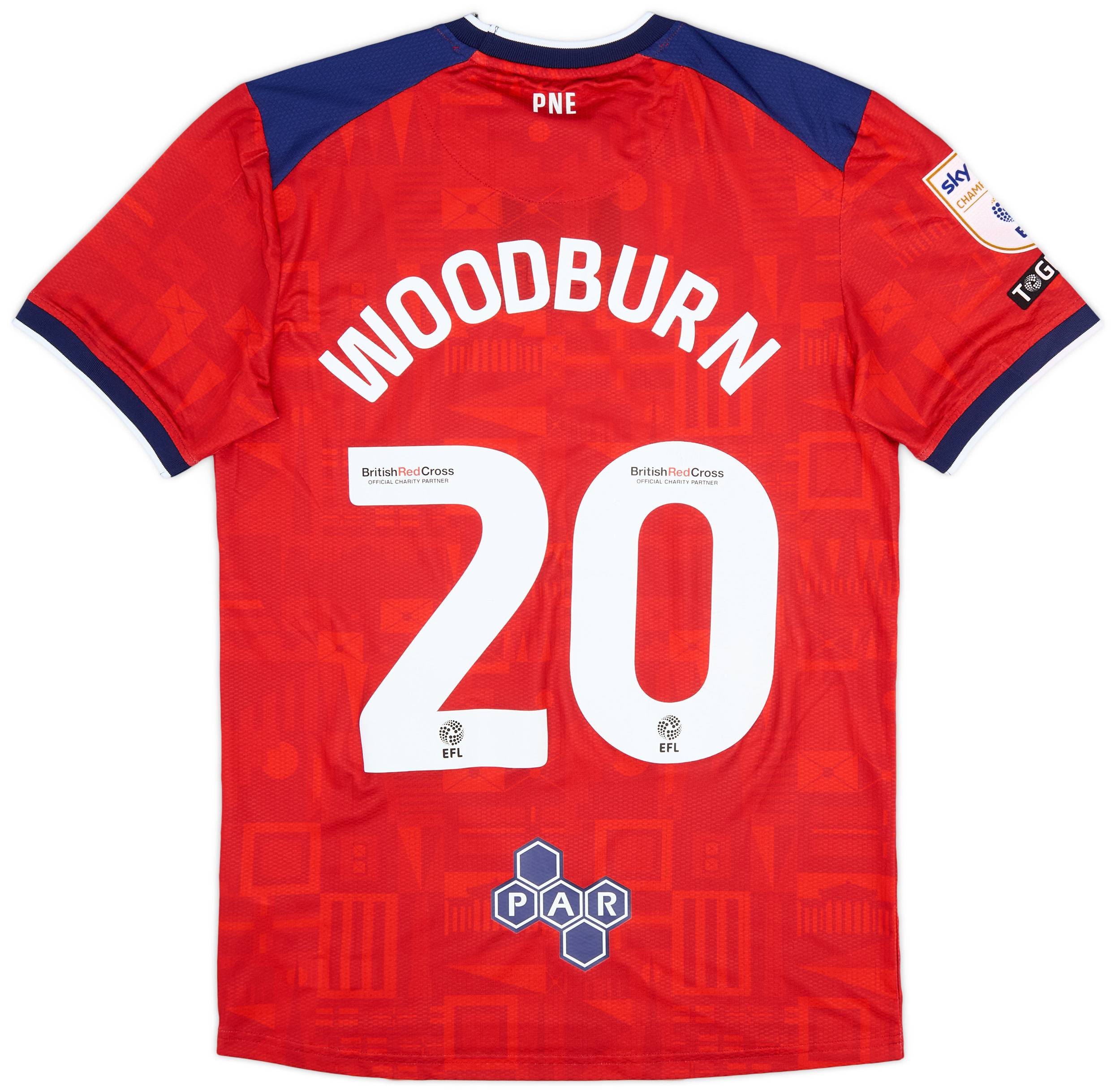 2023-24 Preston North End Match Issue Woodburn #20