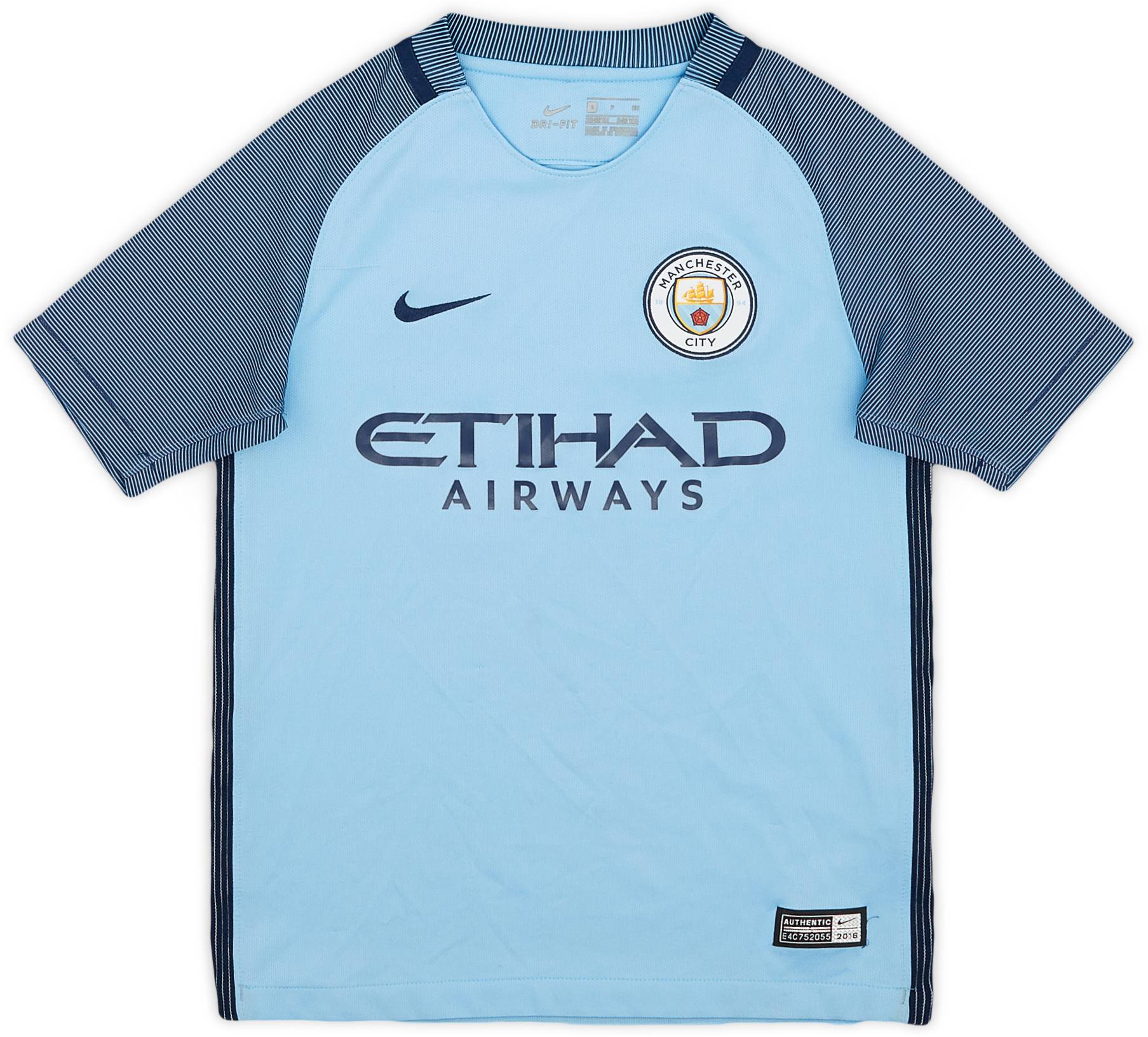 2016-17 Manchester City Home Shirt - 5/10 - (S.Boys)