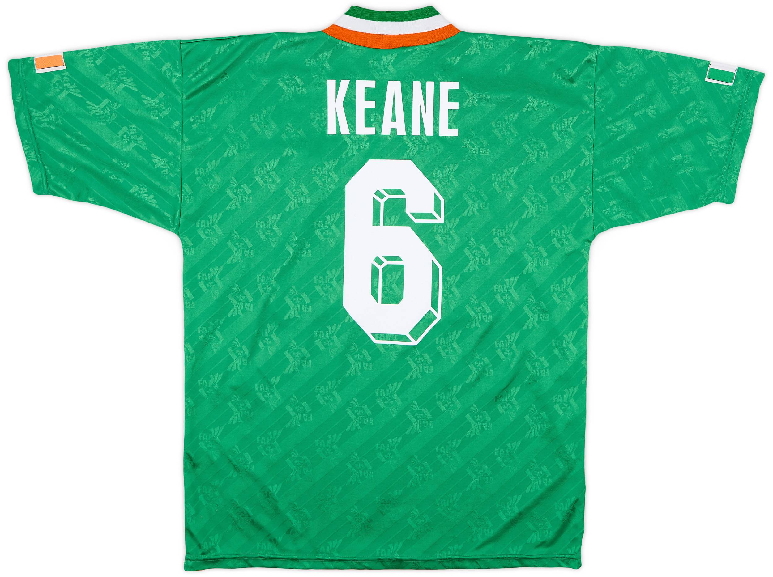 1994 Ireland Home Shirt Keane #6 - 9/10 - (L)
