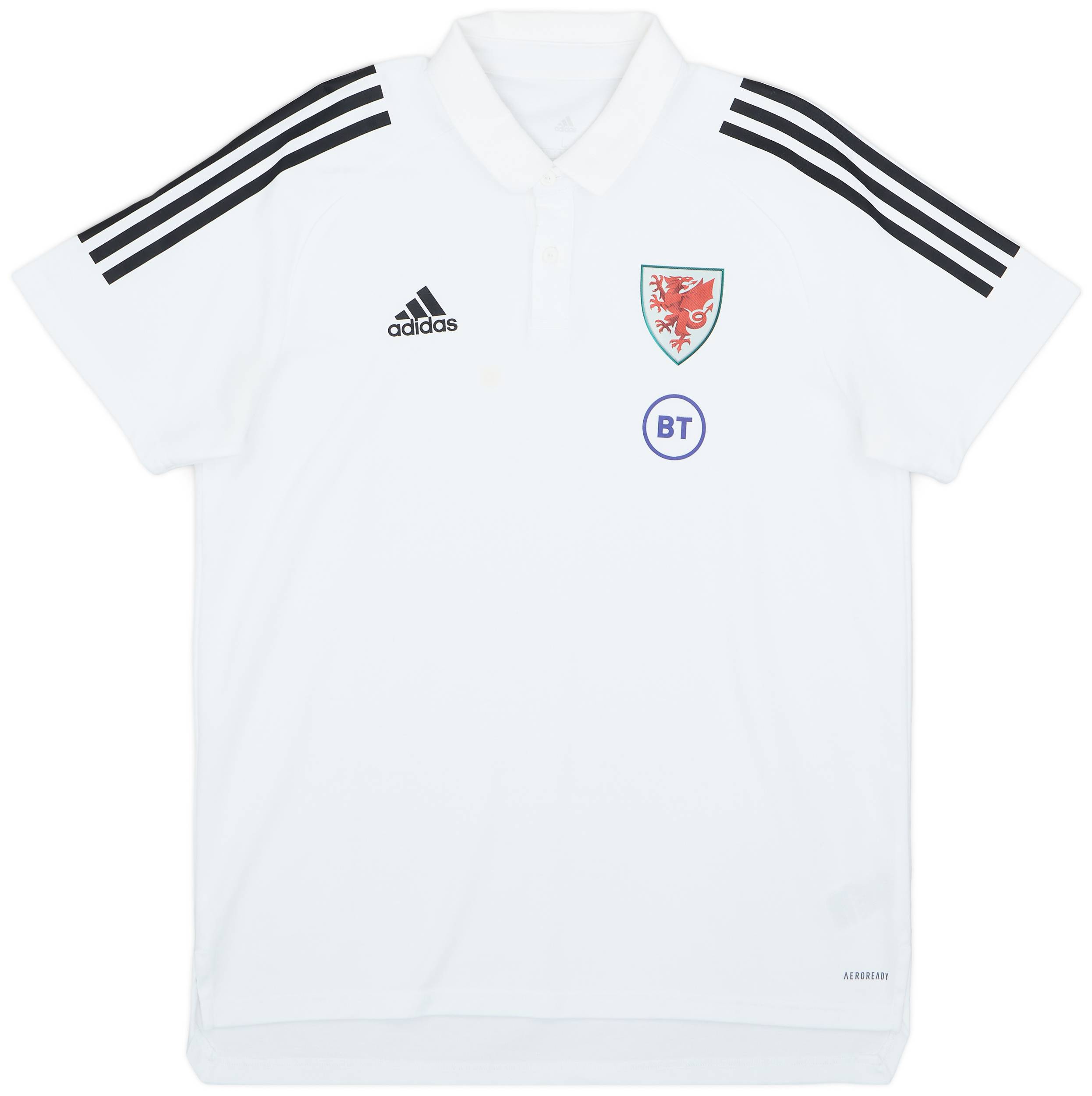 2020-21 Wales adidas Polo T-Shirt - 5/10