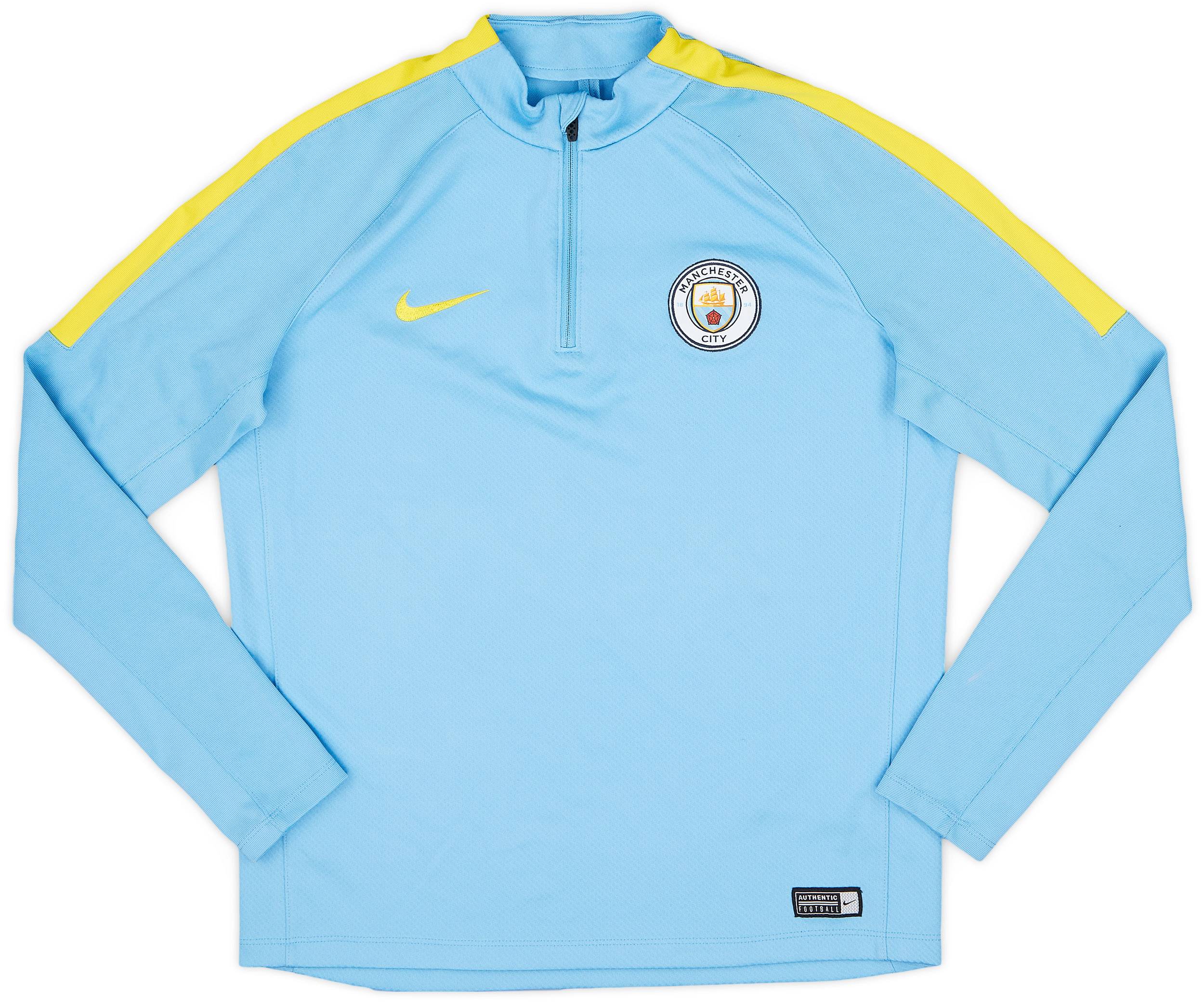2016-17 Manchester City Nike 1/4 Zip Training Top - 9/10 - (XL.Boys)