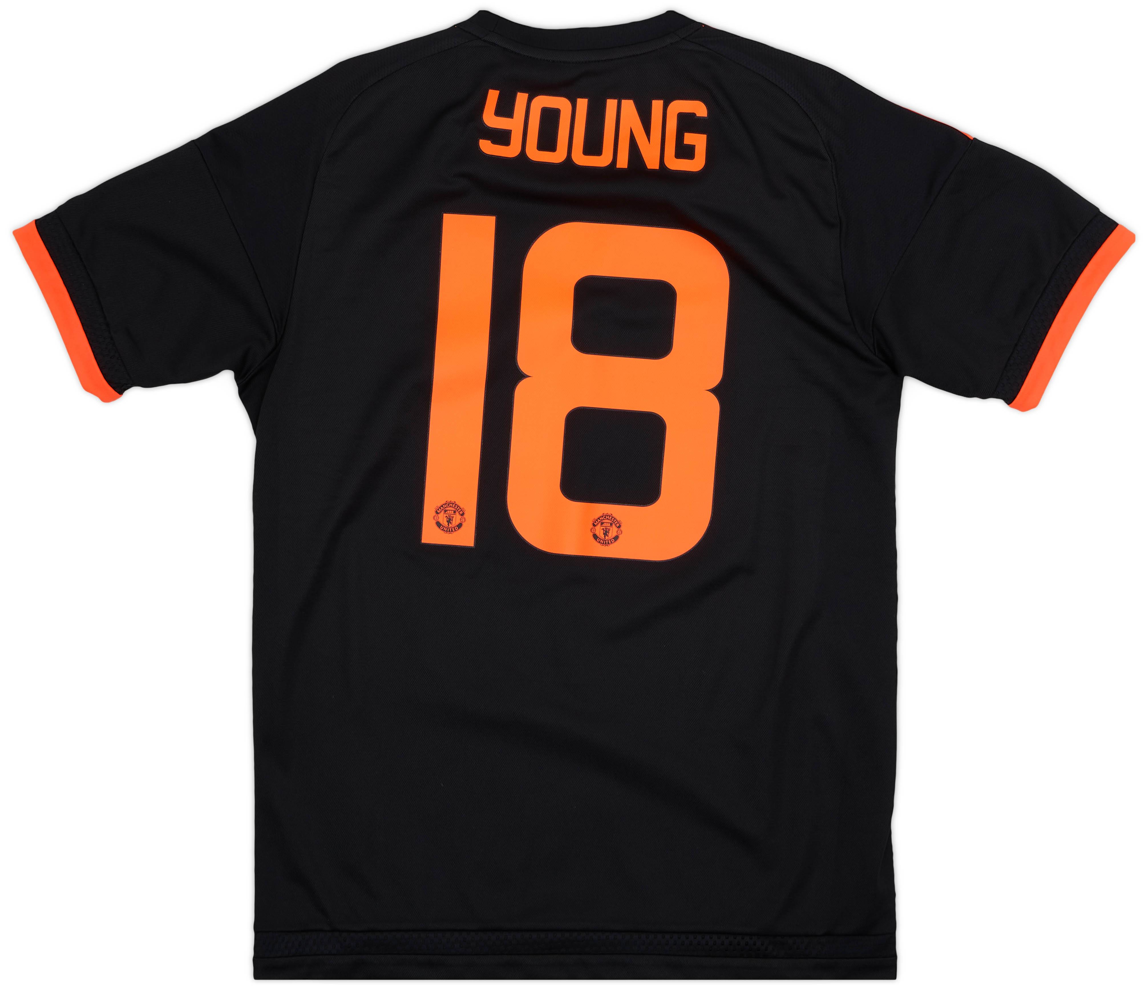 2015-16 Manchester United Third Shirt Young #18 - 9/10 - (M)