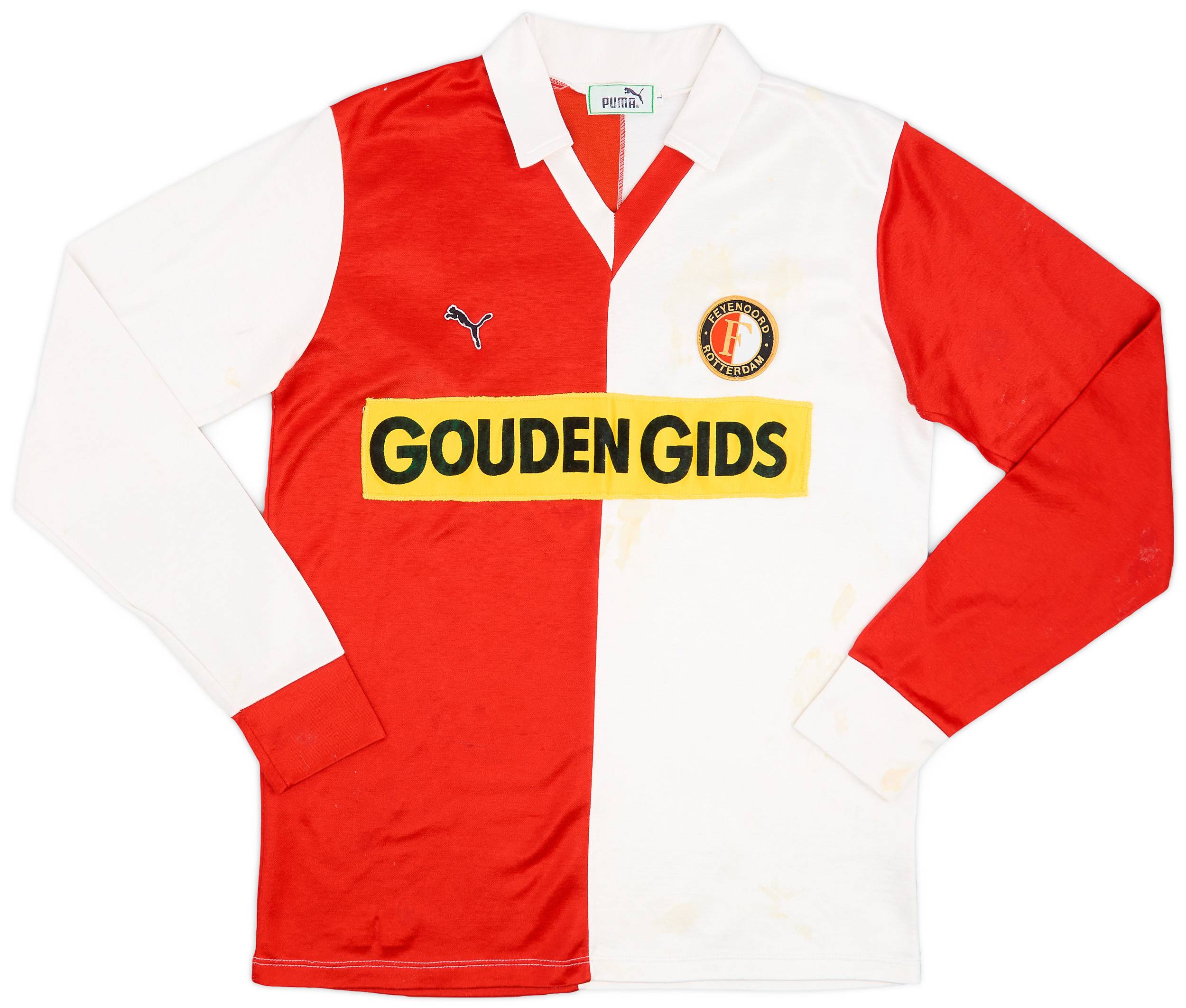 1983-84 Feyenoord 'Champions' Home L/S Shirt - 4/10 - (L)
