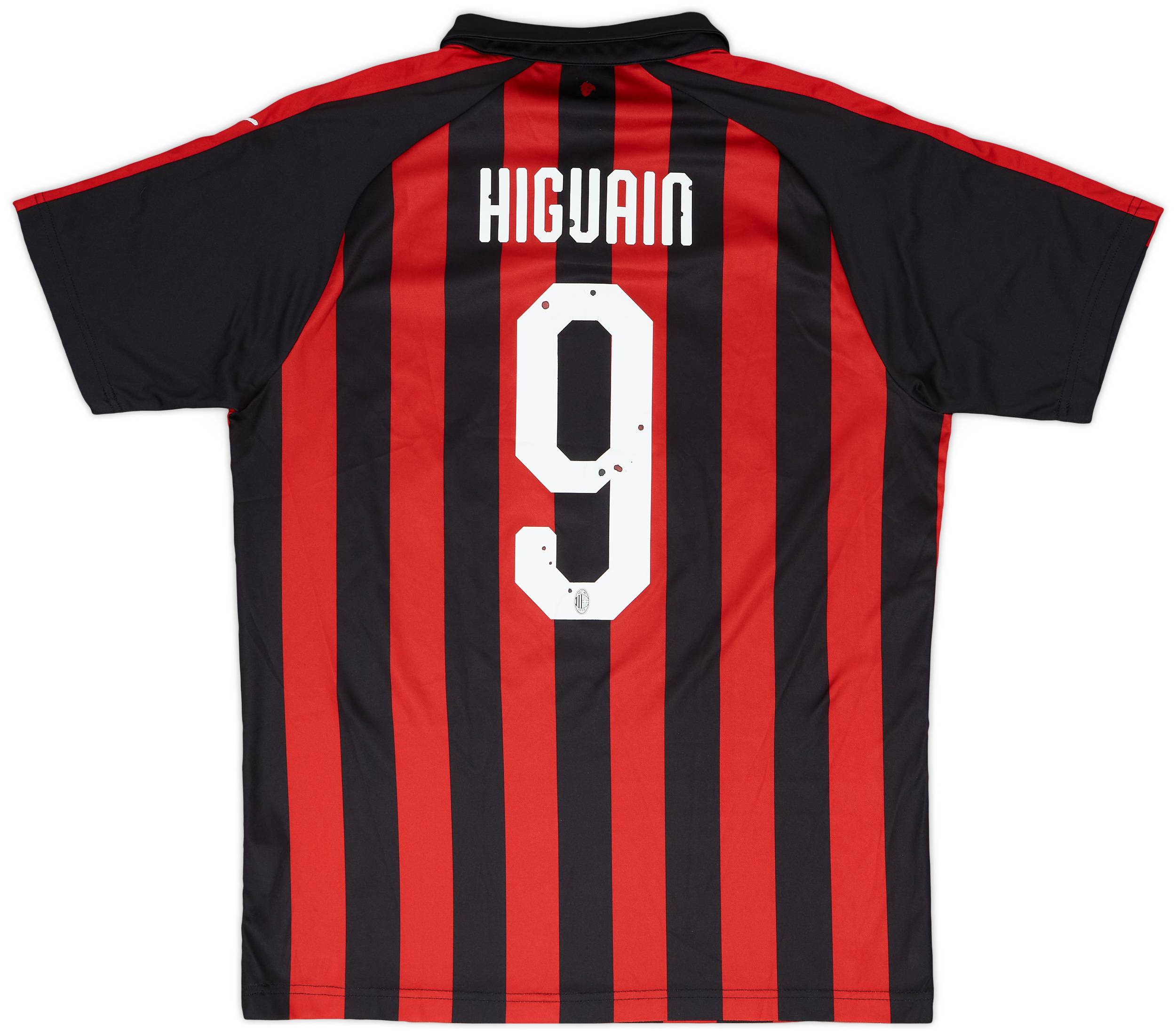 2018 19 AC Milan Home Shirt Higuain 9 5 10 L