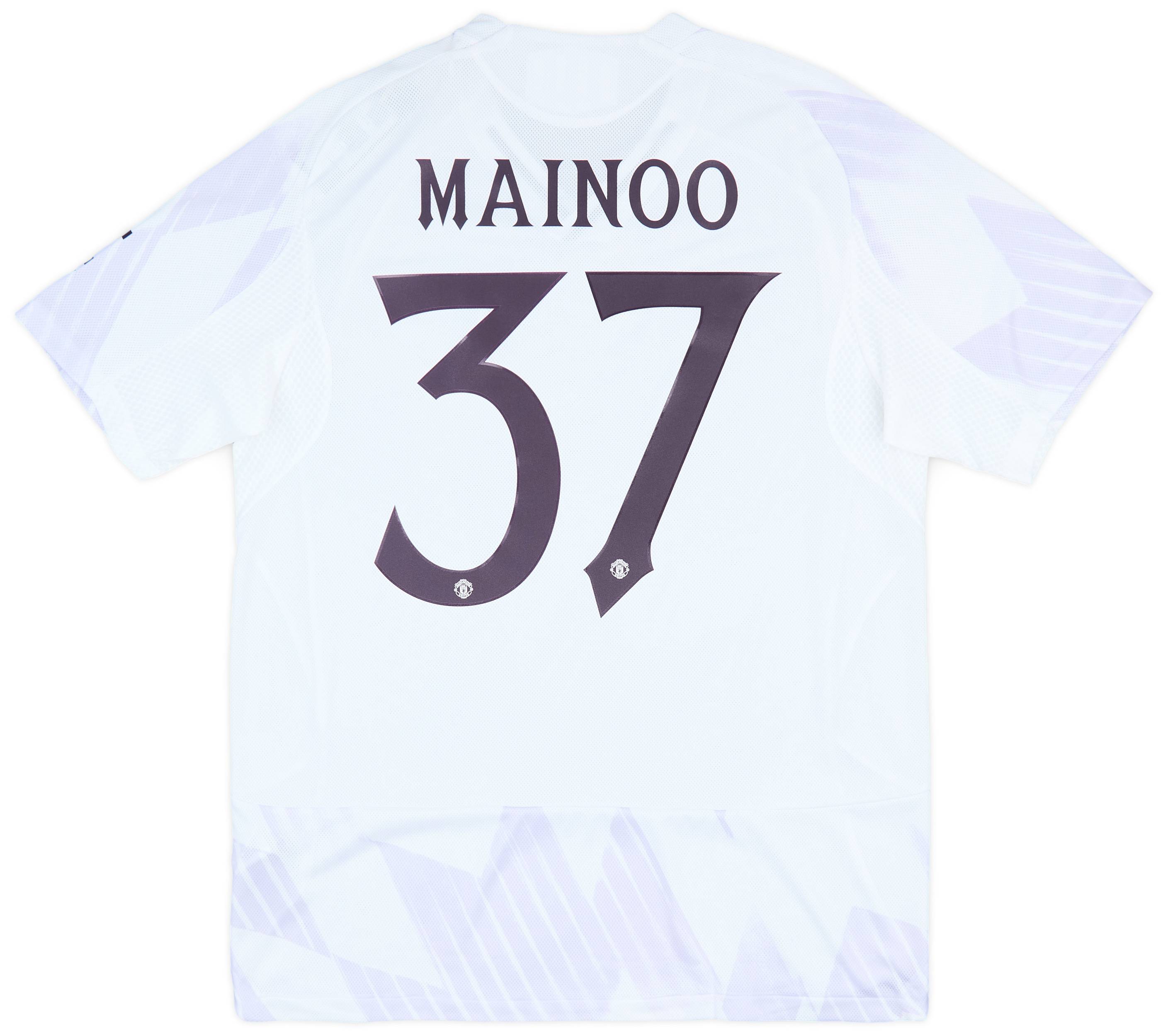 マンチェスターユナイテッド　MAINOO 37 2025-26 Manchester United Authentic Away Shirt Mainoo #37