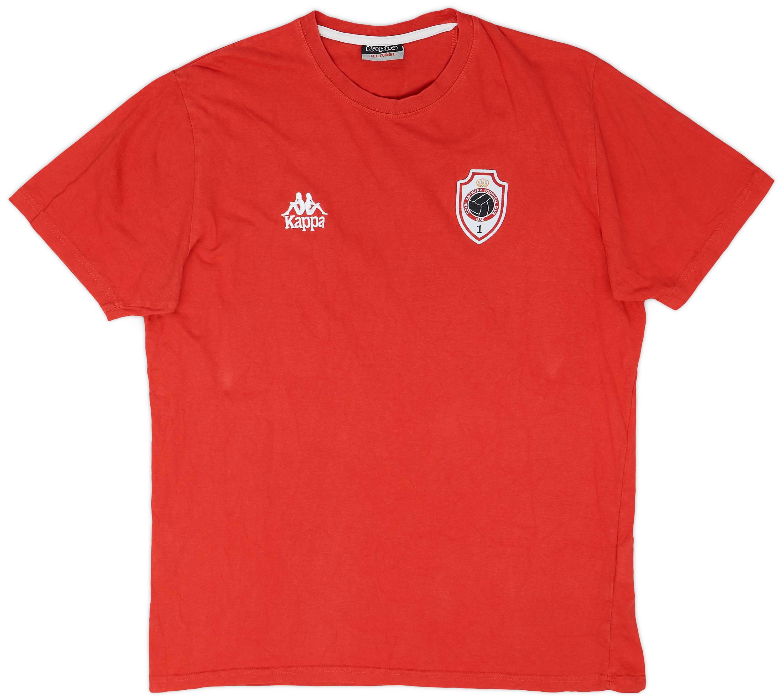 2015-16 Royal Antwerp Kappa Cotton Tee - 9/10 - (XL)