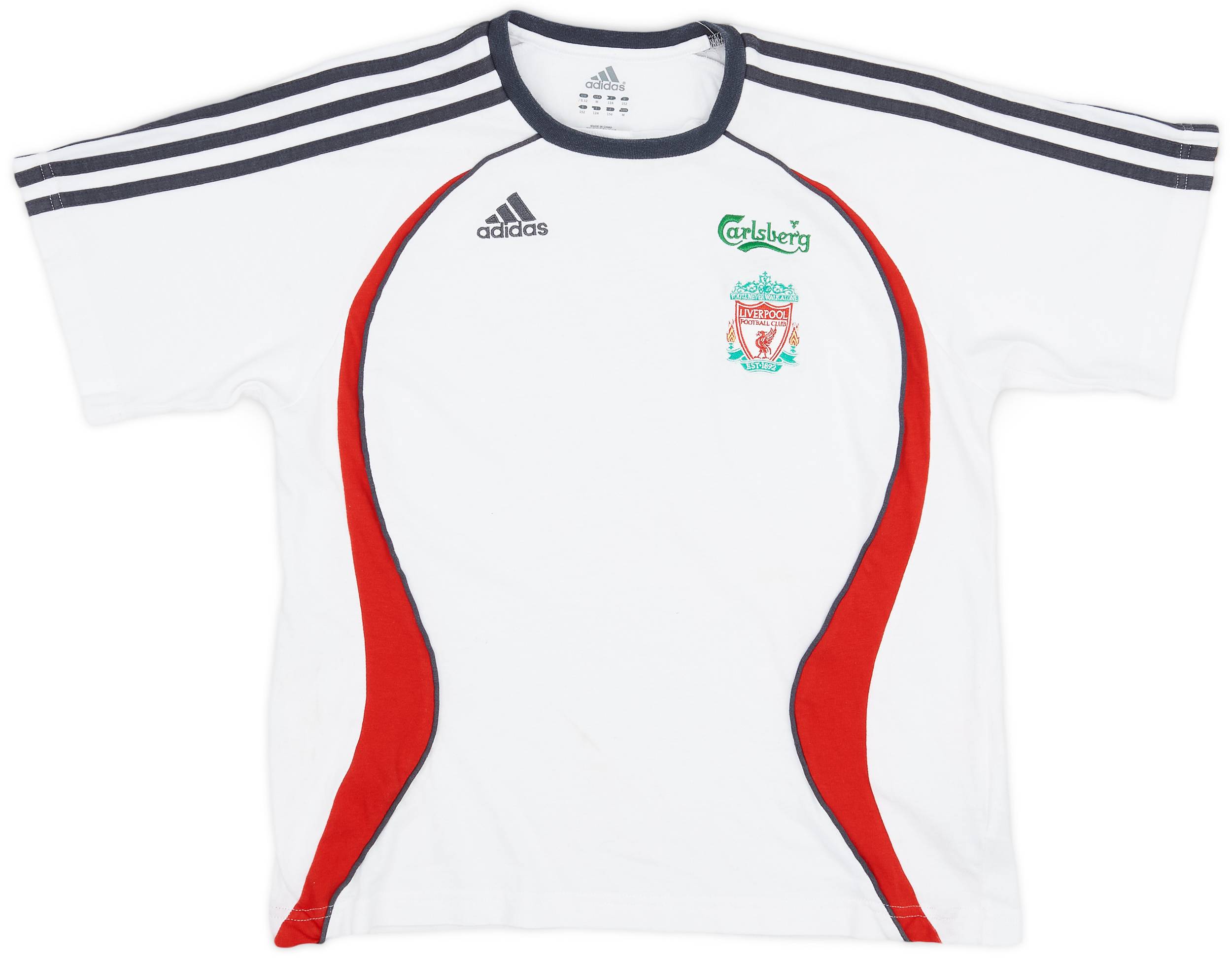 2006-07 Liverpool adidas Cotton Shirt - 7/10 - (M.Boys)