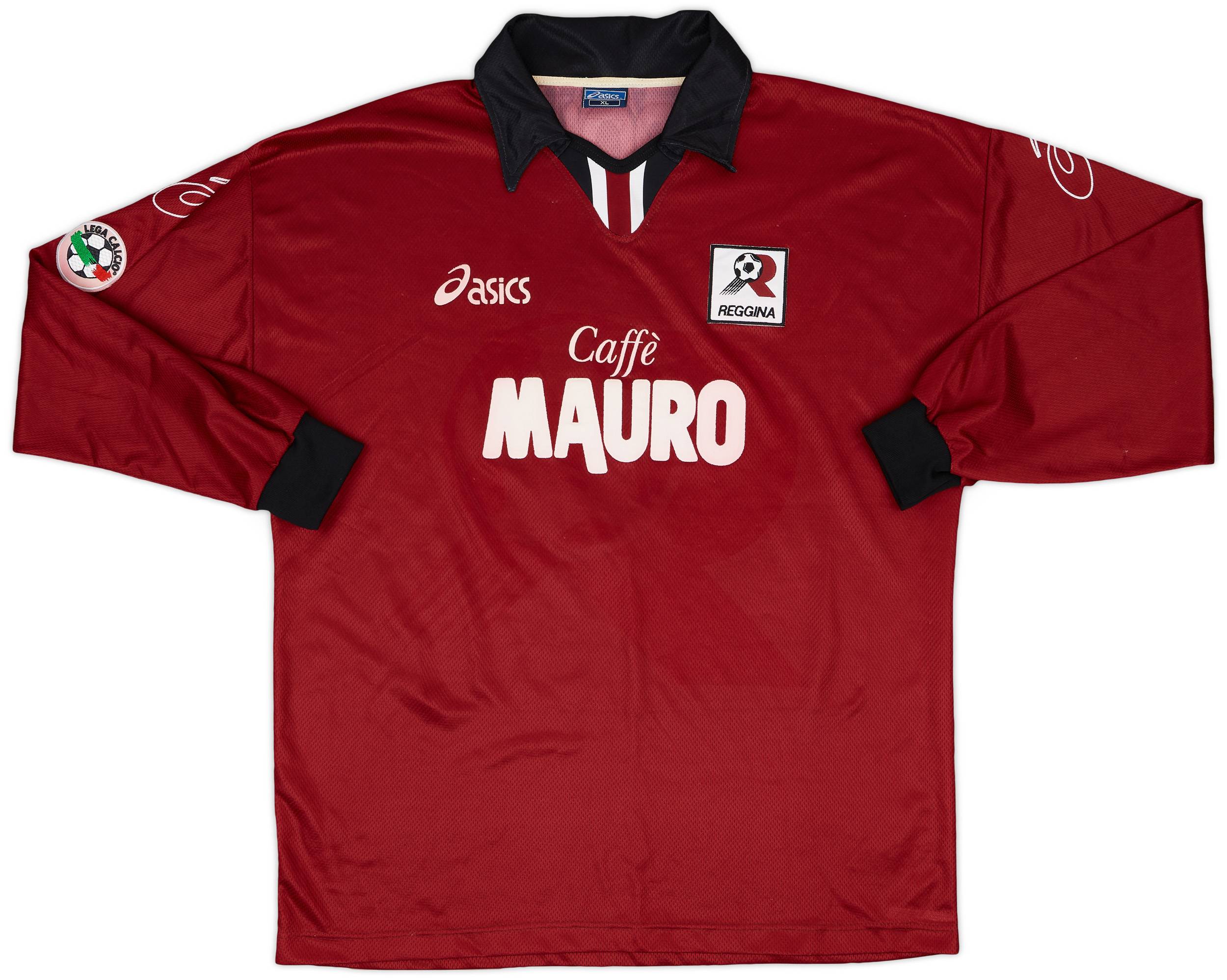 1999-00 Reggina Match Issue Home L/S Shirt Poli #3