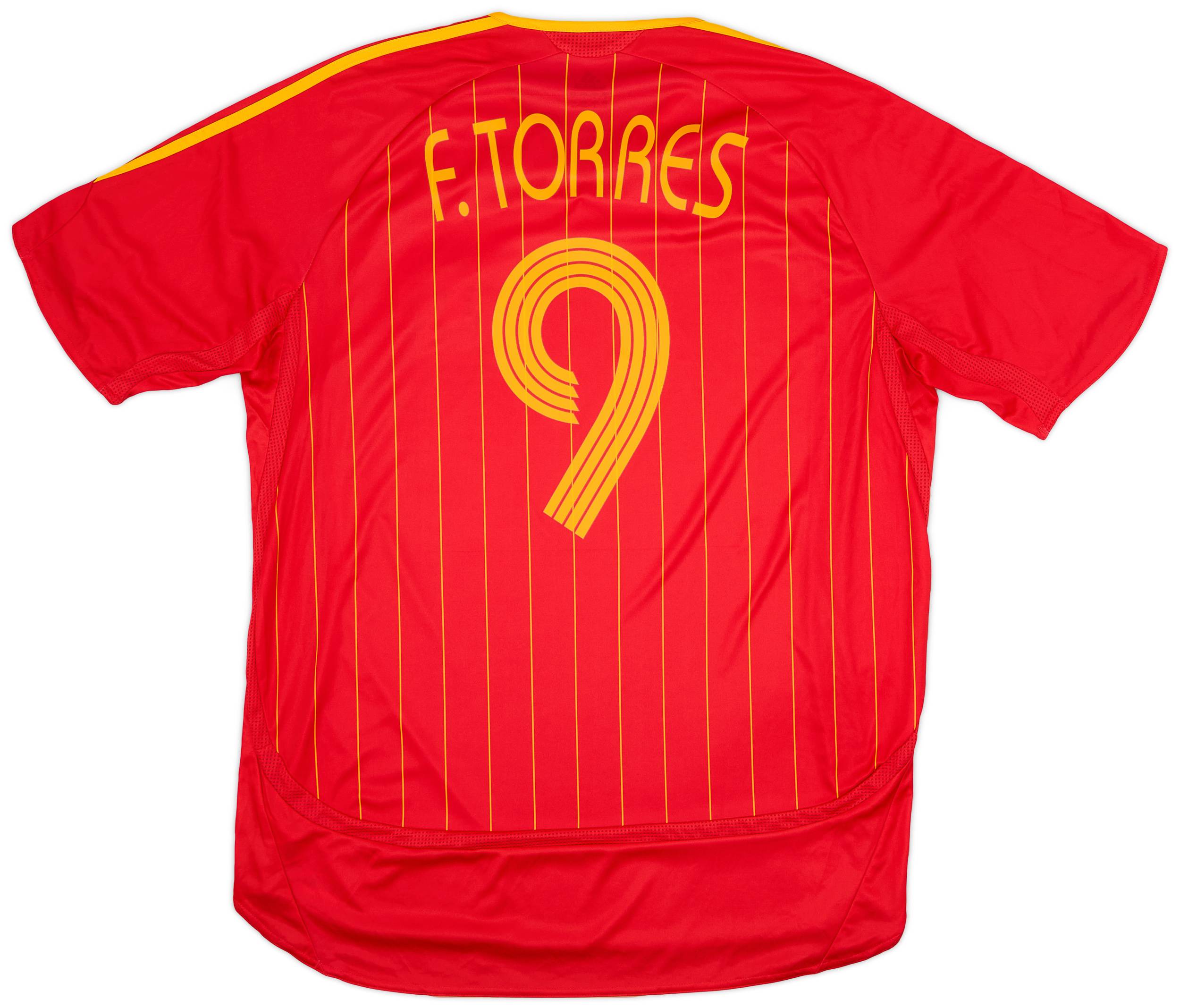 2006-08 Spain Home Shirt F.Torres #9 - 6/10 - (L)