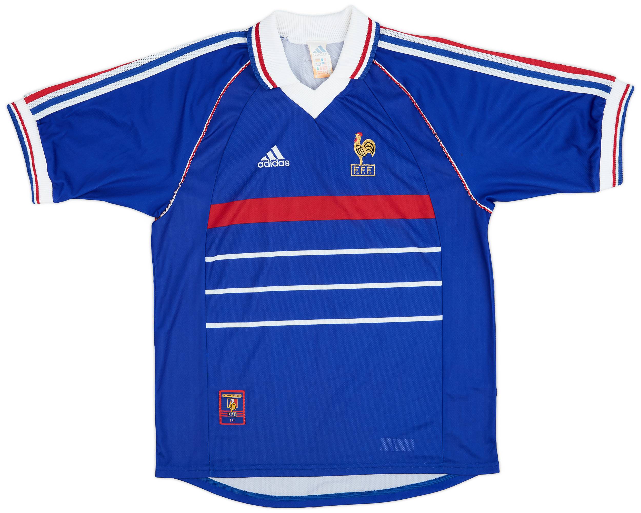 1998-00 France Home Shirt - 8/10 - (M)