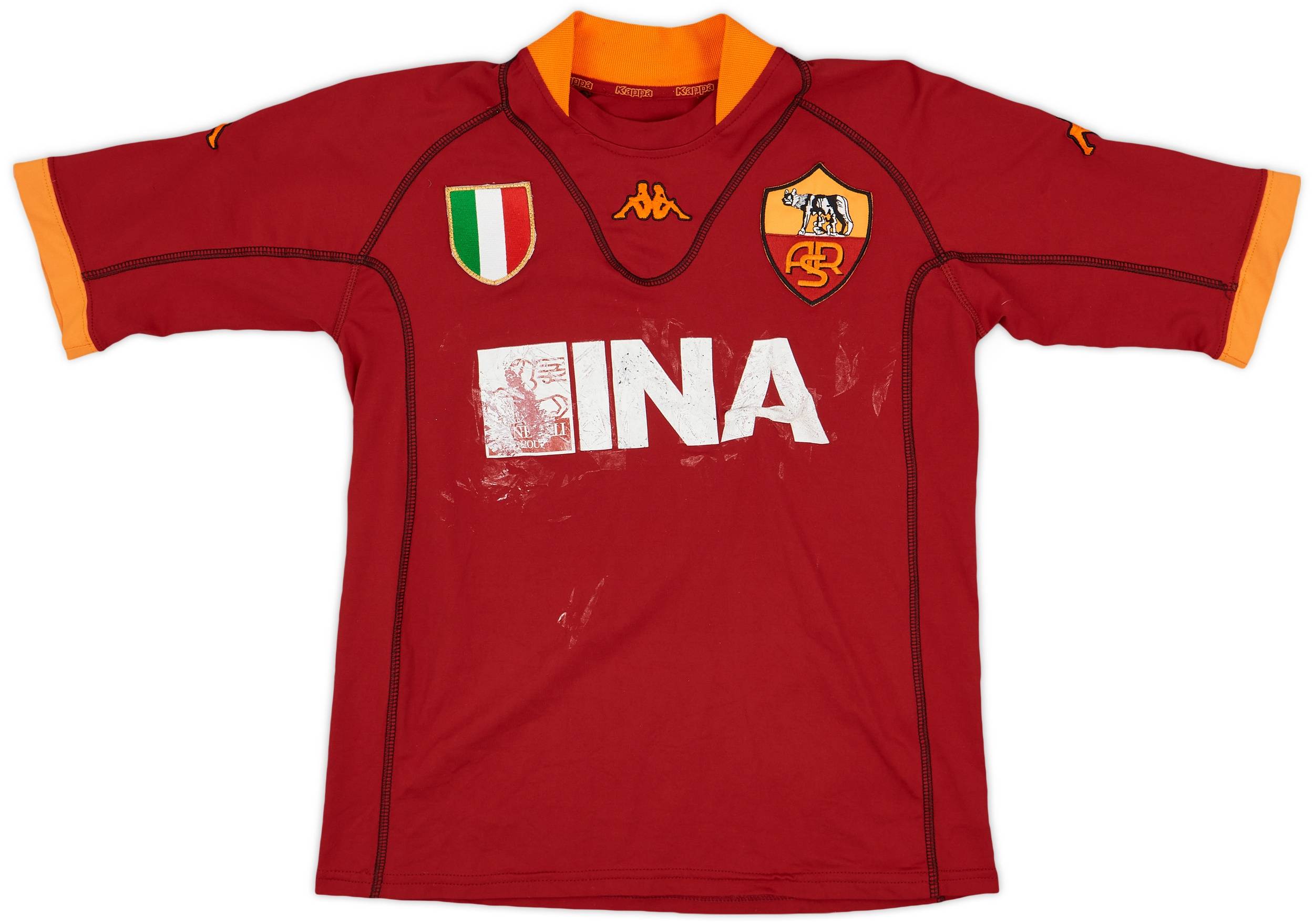 2001-02 Roma Home Shirt - 4/10 - (M)