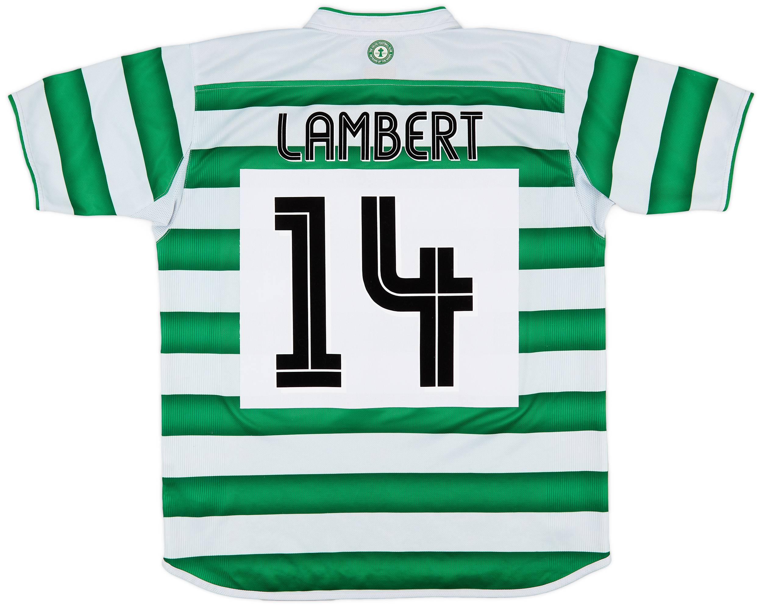 2003-04 Celtic Home Shirt Lambert #14 - 6/10 - (L)