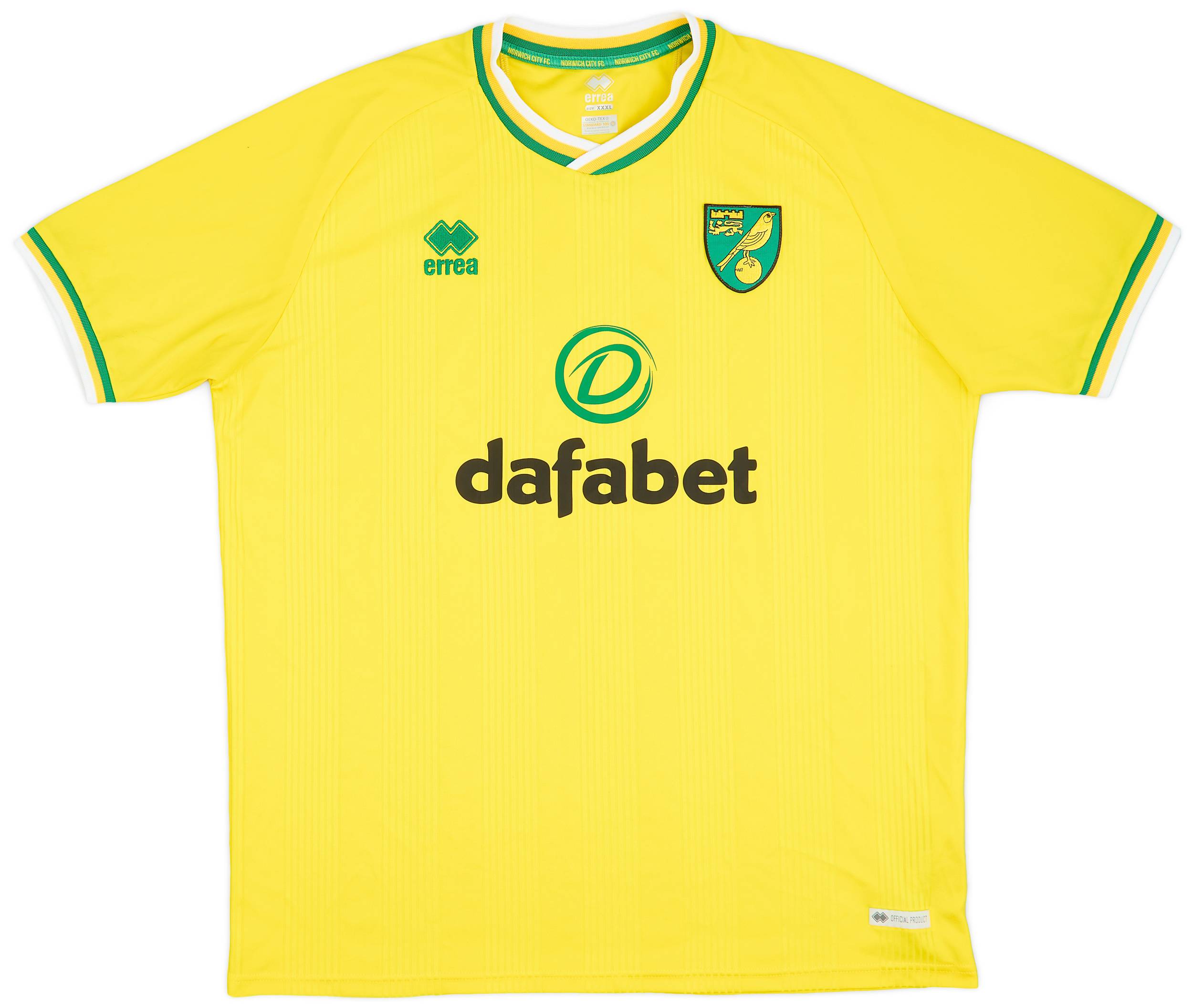 2020-21 Norwich City Home Shirt - 9/10 - (3XL)