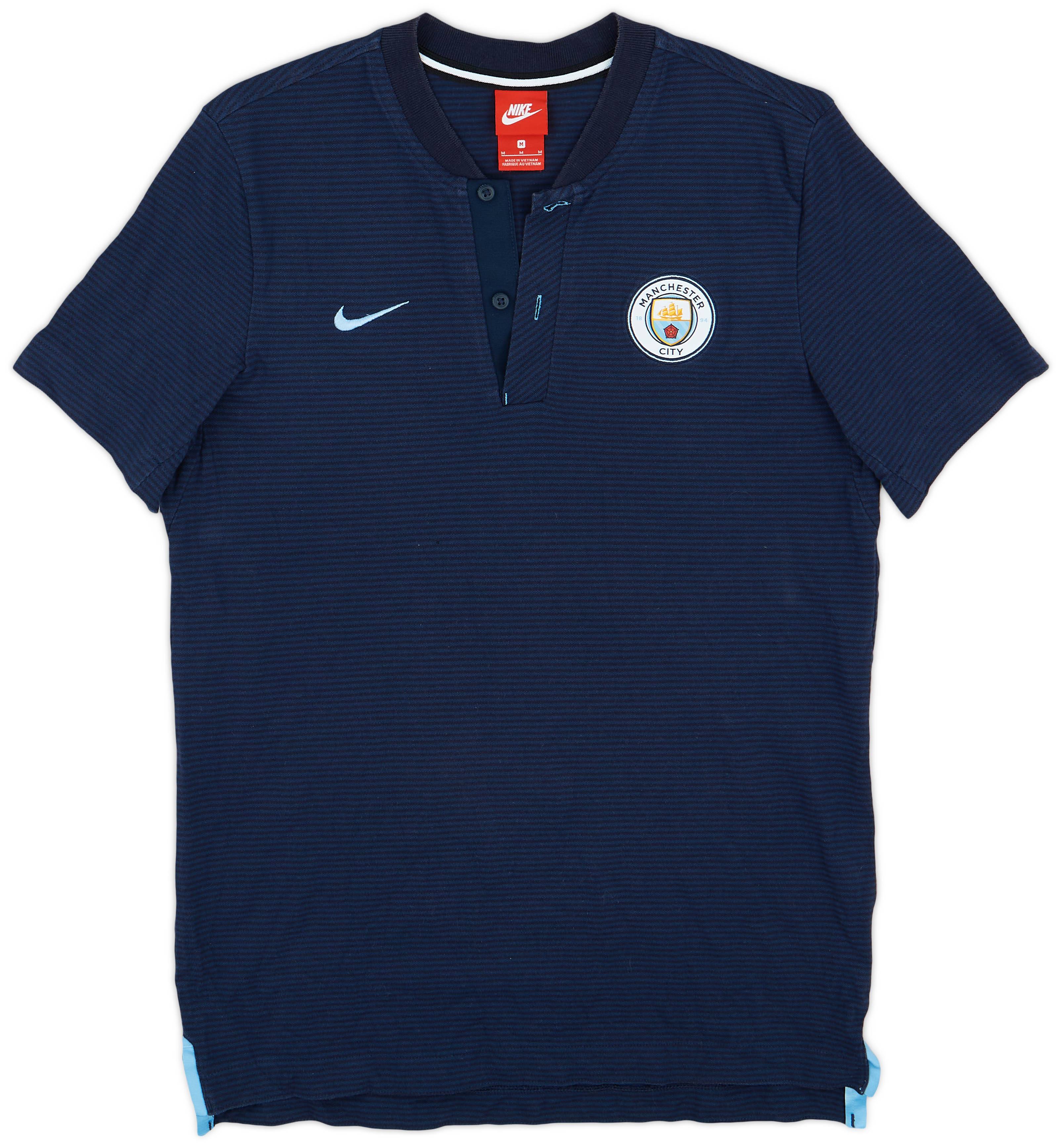 2017-18 Manchester City Nike Polo Shirt - 9/10 - (M)