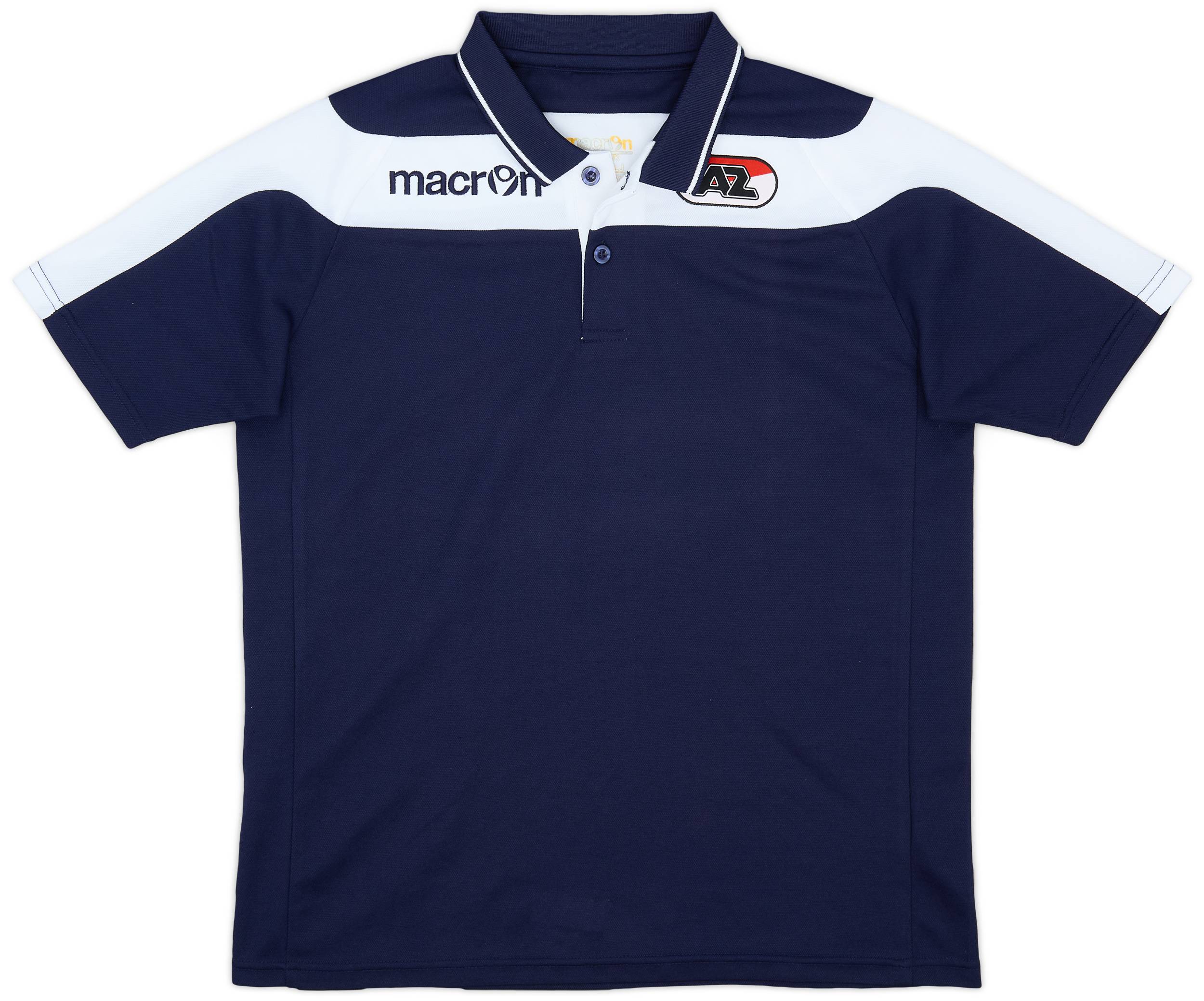 2012-13 AZ Alkmaar Macron Polo Shirt - 9/10 - (XL.Boys)