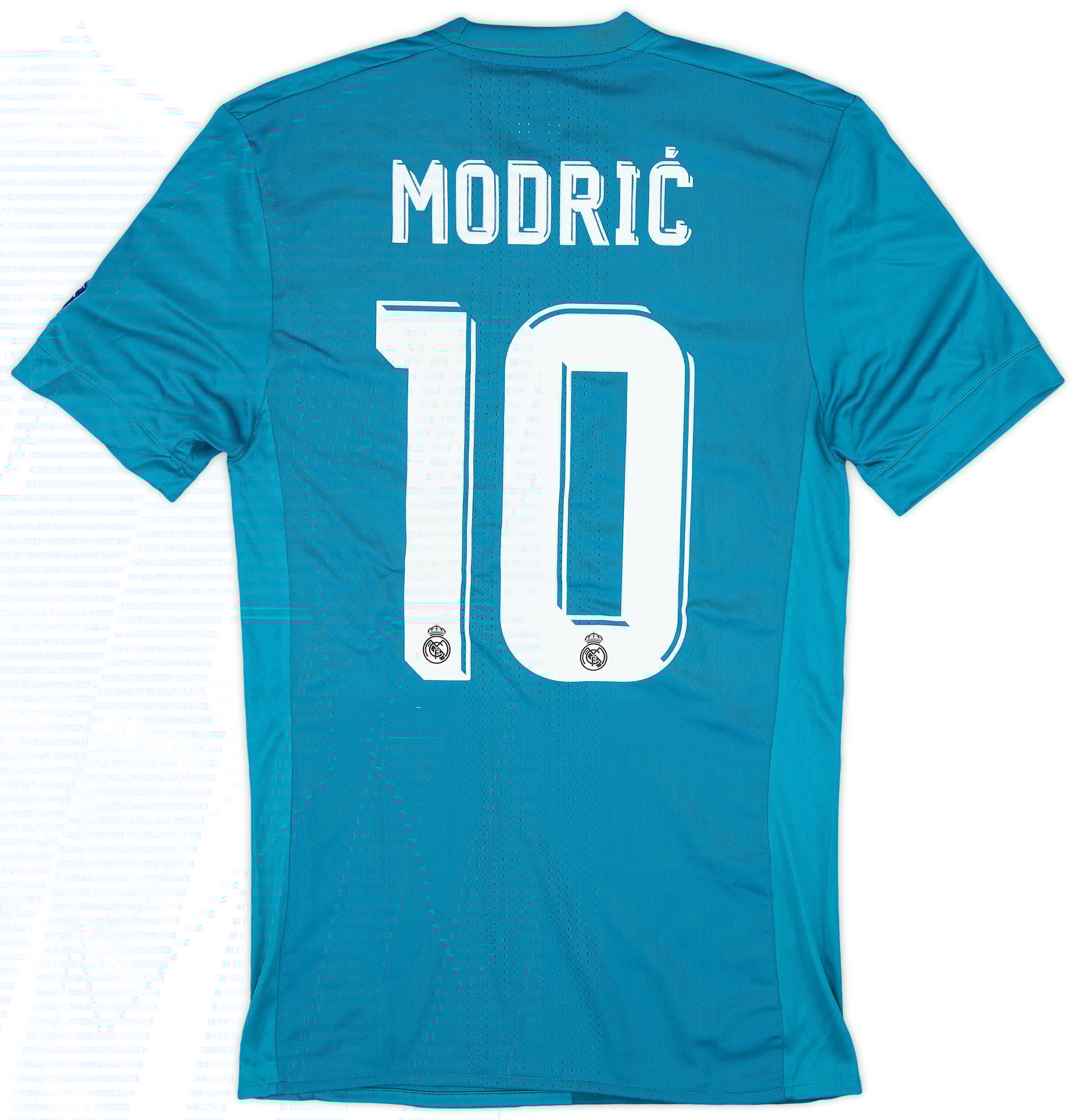 2017-18 Real Madrid Authentic Third Shirt Modric #10 (XS)