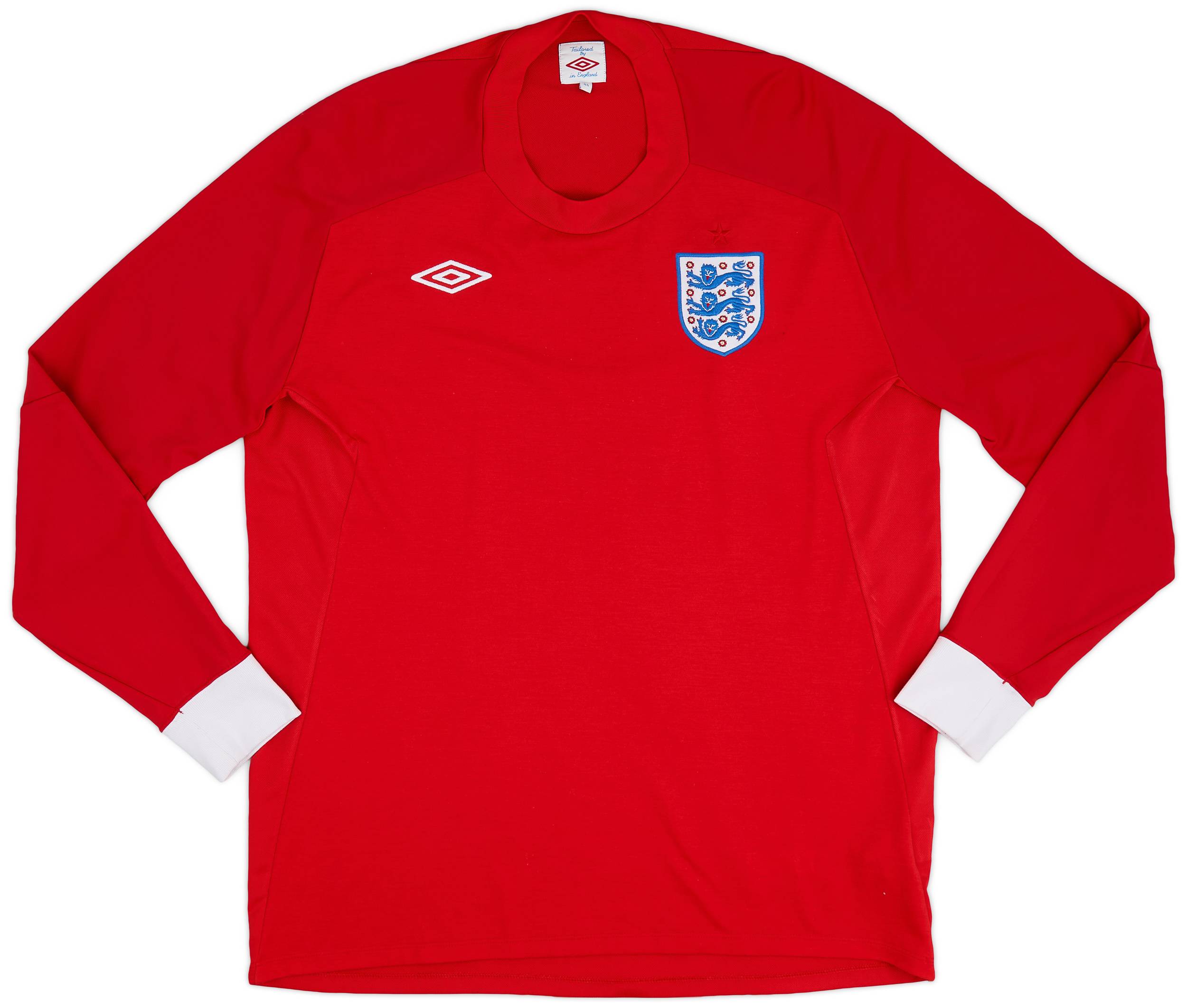 2010-11 England Away L/S Shirt - 8/10 - (L)