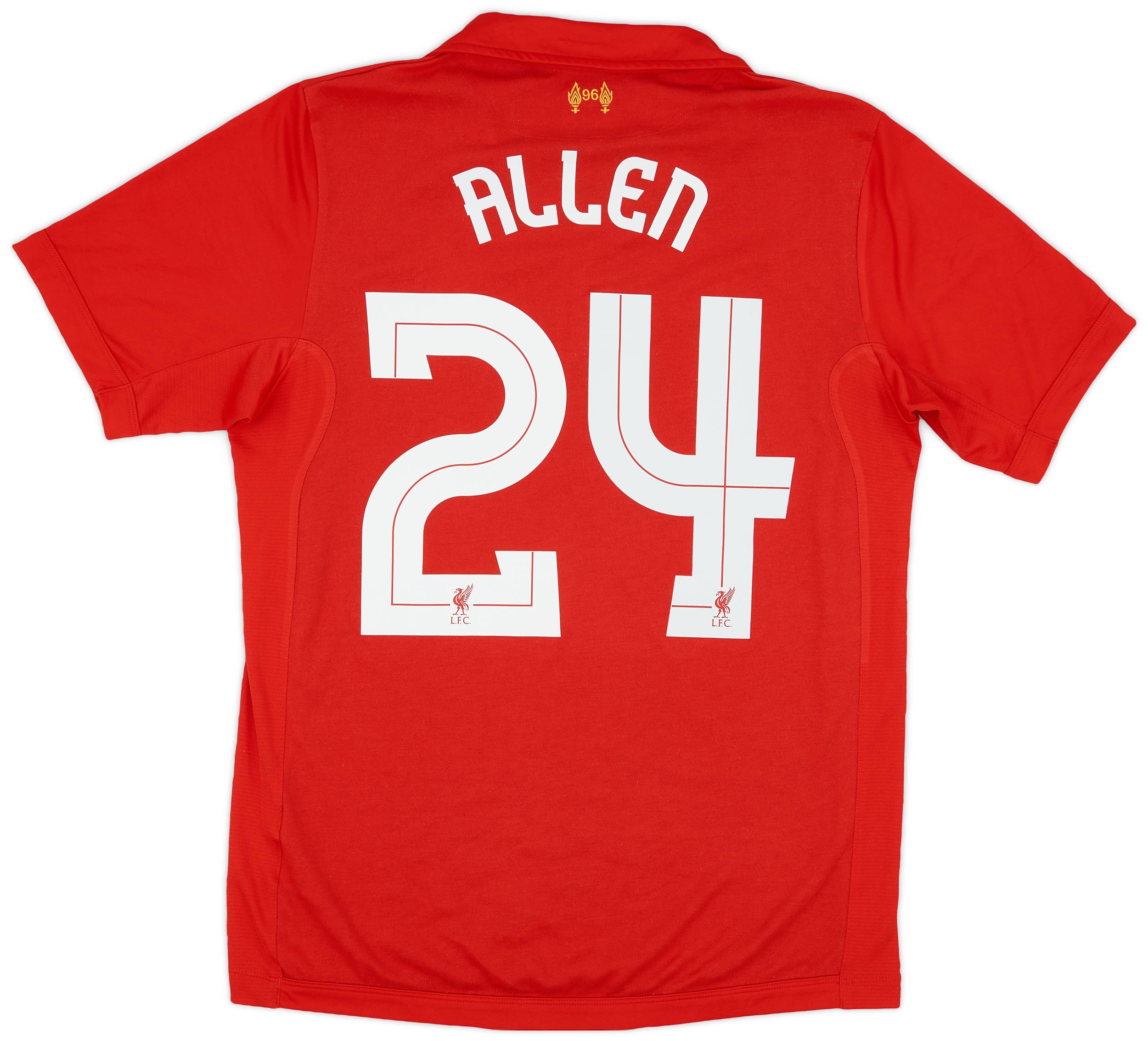 2012-13 Liverpool Home Shirt Allen #24 - 6/10 - (M)
