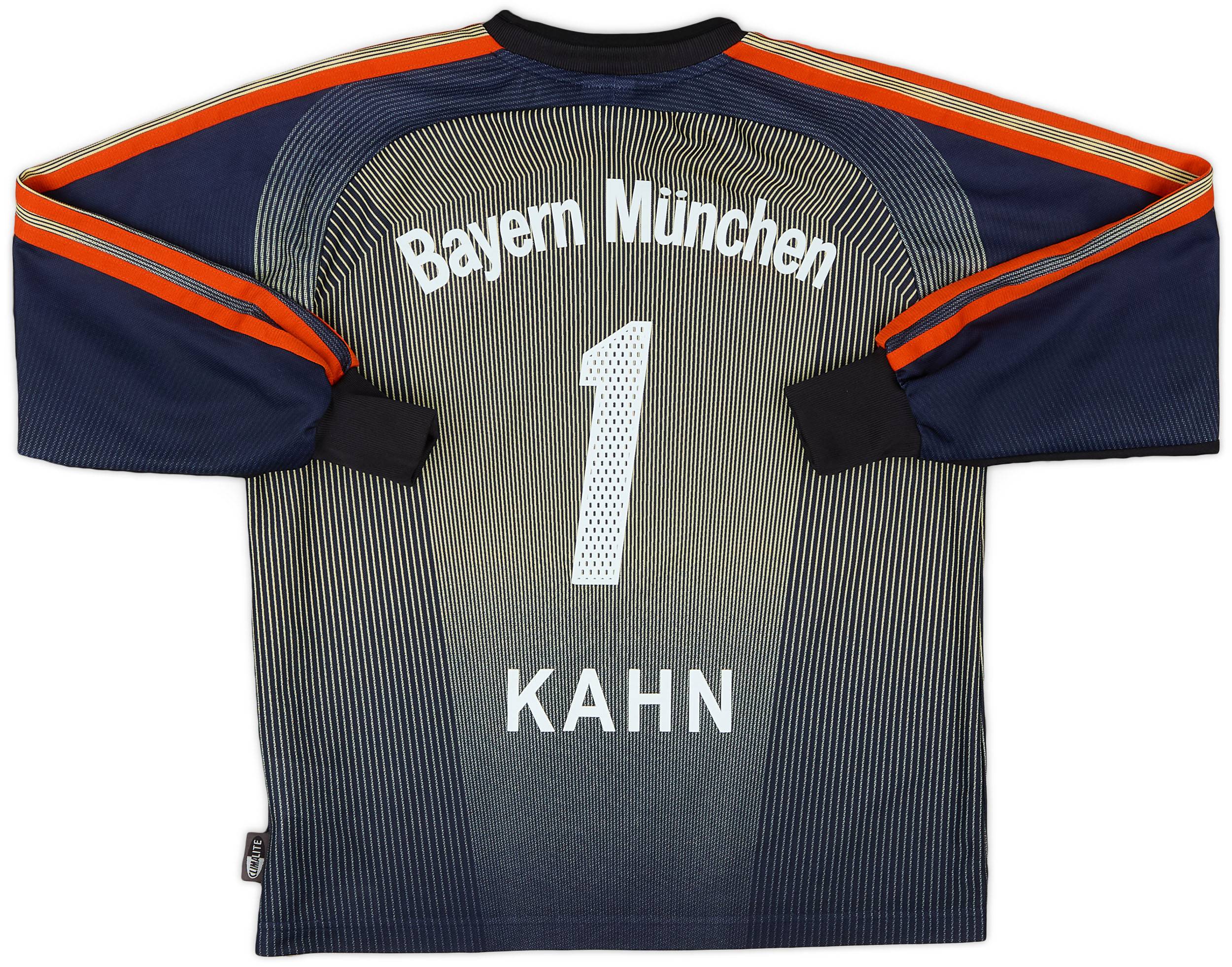 2003-04 Bayern Munich GK Shirt Kahn #1 - 9/10 - (M.Boys)