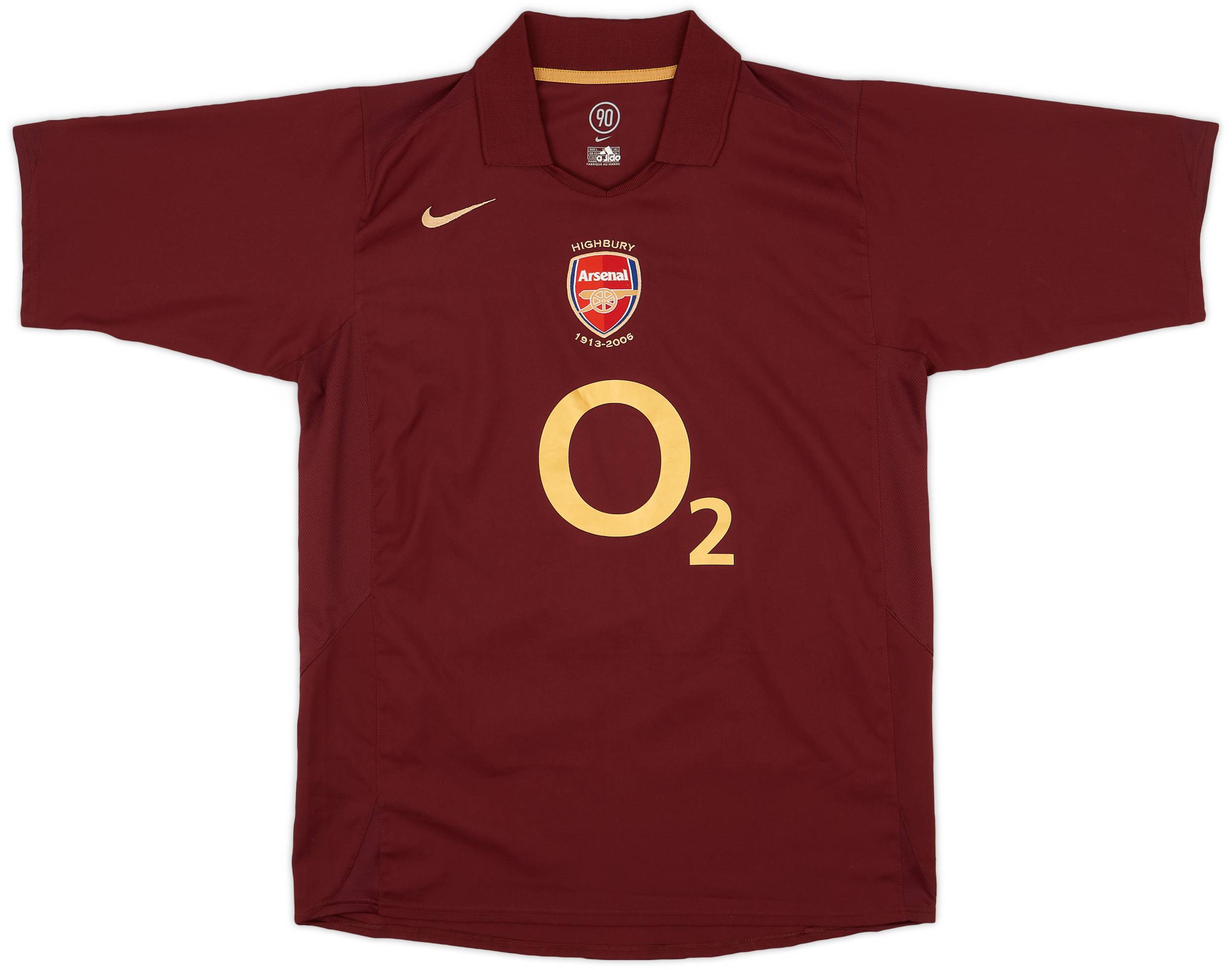 2005-06 Arsenal Home Shirt Bergkamp #10 - 6/10 - (L)