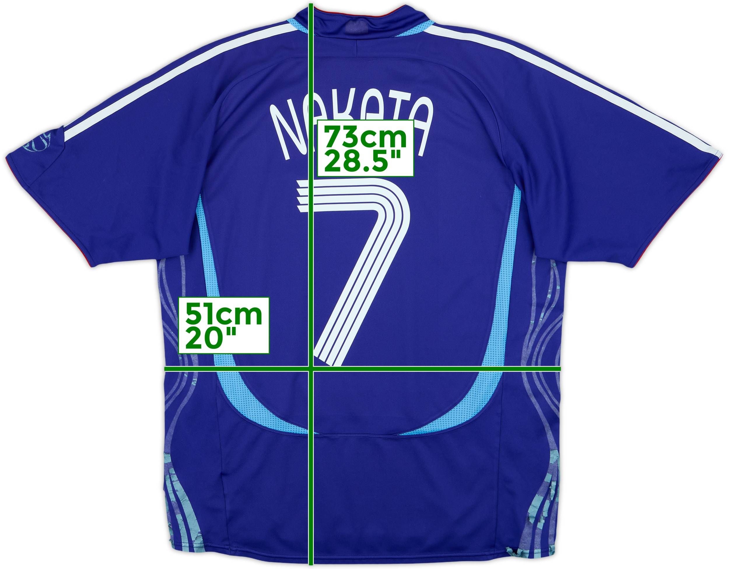 2006-08 Japan Home Shirt Nakata #7 - 5/10 - (M)